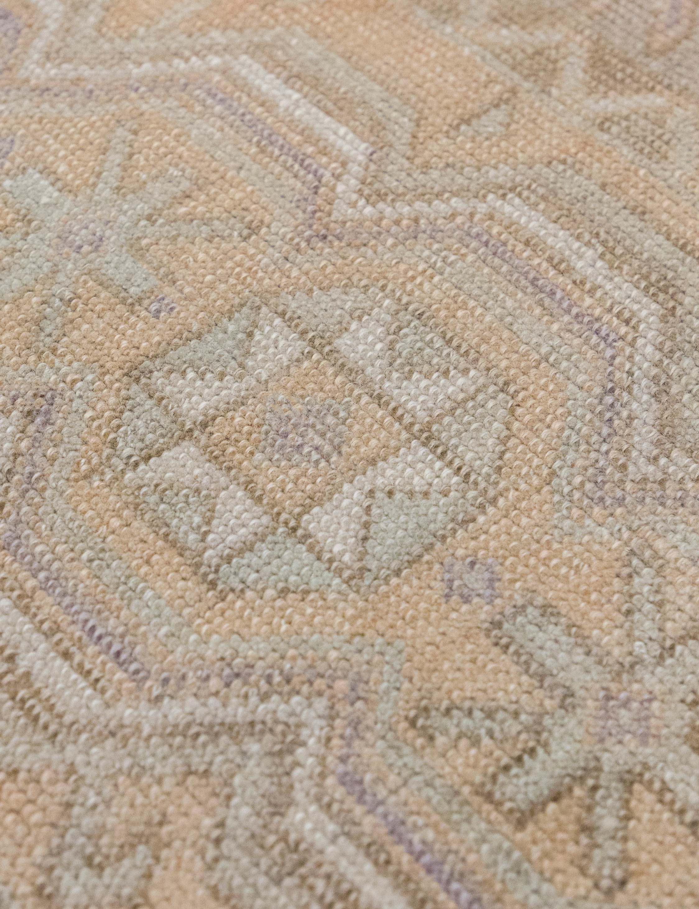 Lulu and Georgia - Vintage Turkish Hand - Knotted Wool Mini Rug No. 349, 2' x 4'