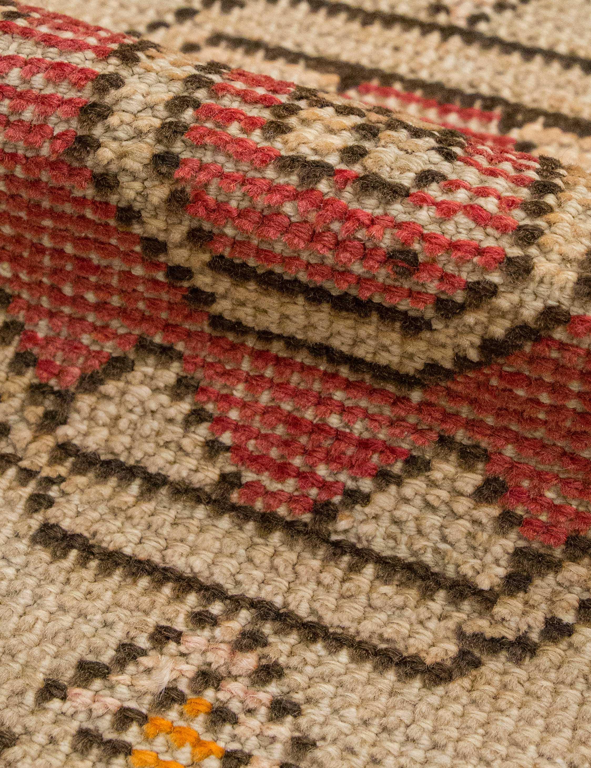 Lulu and Georgia - Vintage Turkish Hand - Knotted Wool Mini Rug No. 350, 1'6" x 3'