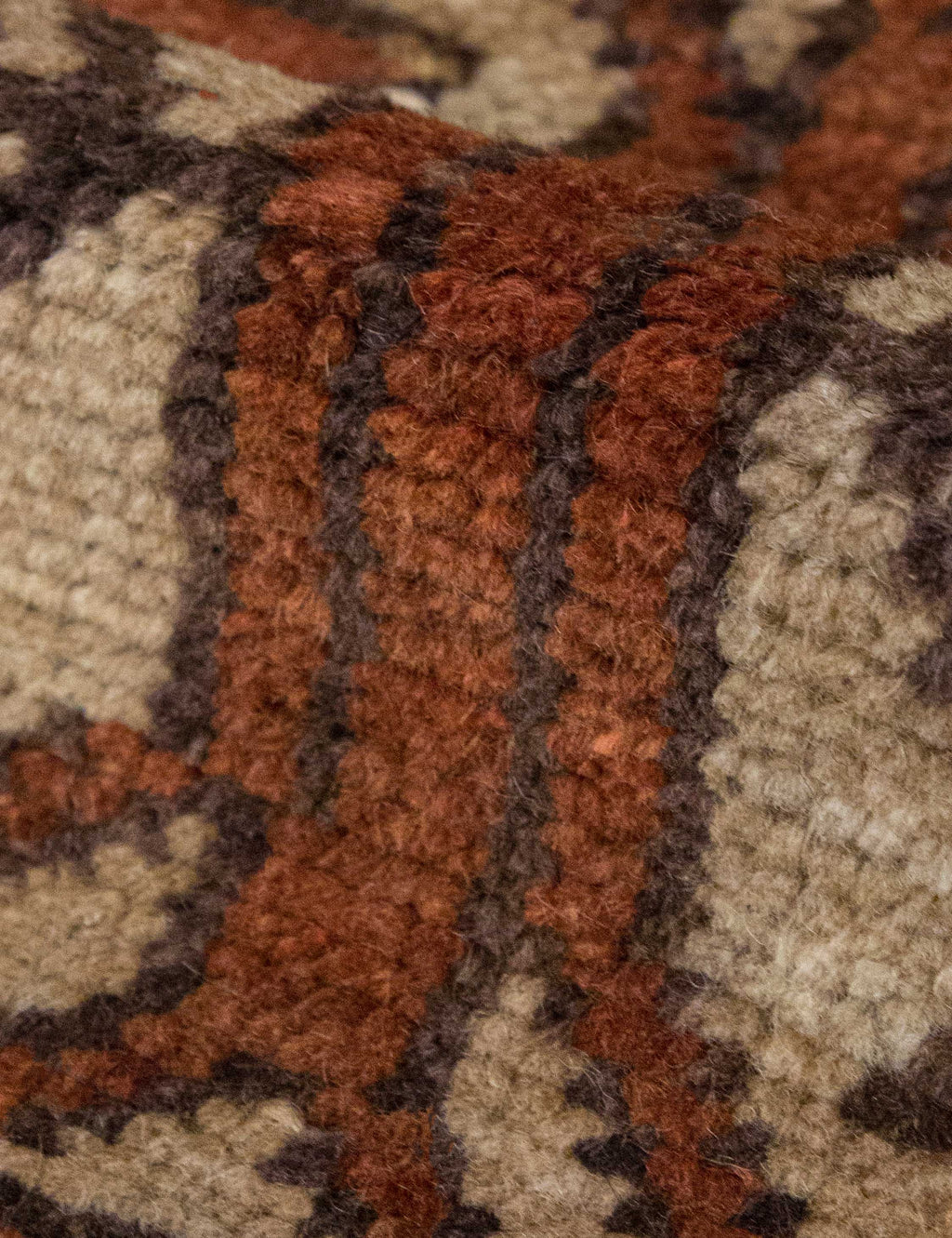 Lulu and Georgia - Vintage Turkish Hand - Knotted Wool Mini Rug No. 351, 1'10" x 3'8"