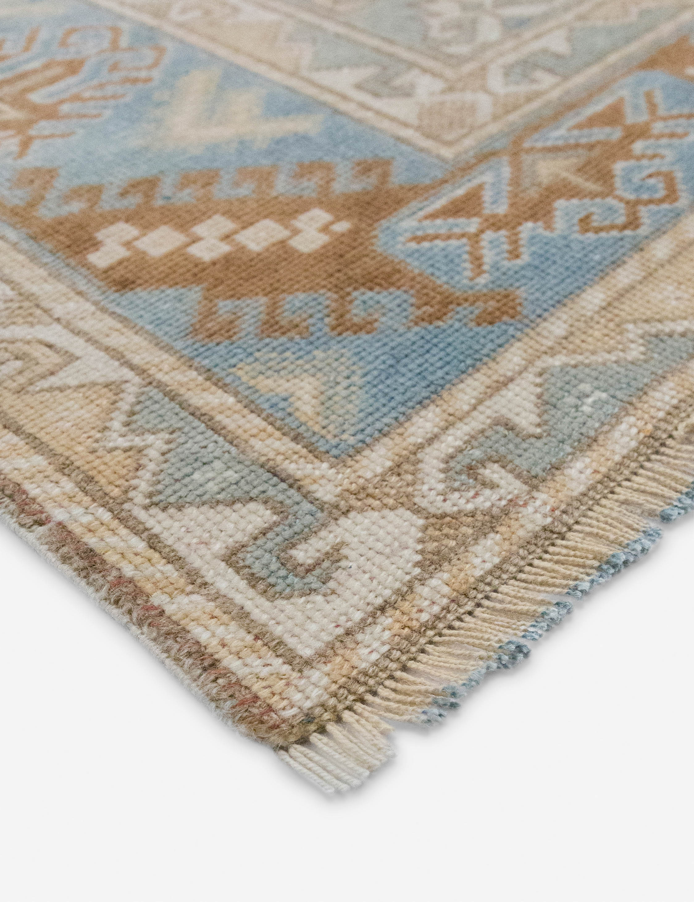 Lulu and Georgia - Vintage Turkish Hand - Knotted Wool Rug No. 564, 6'5" x 9'1"