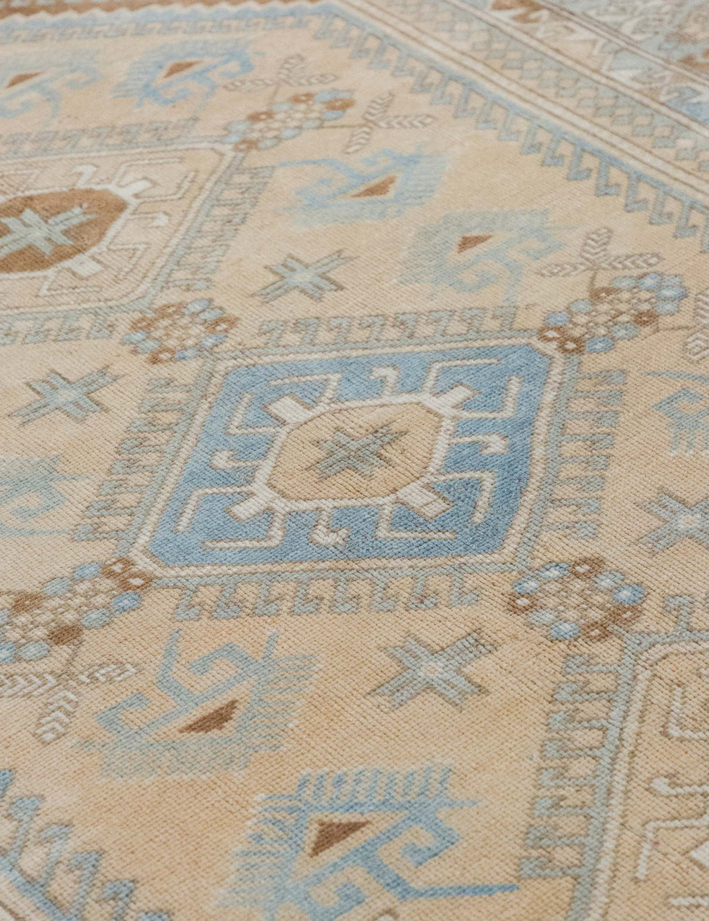 Lulu and Georgia - Vintage Turkish Hand - Knotted Wool Rug No. 564, 6'5" x 9'1"