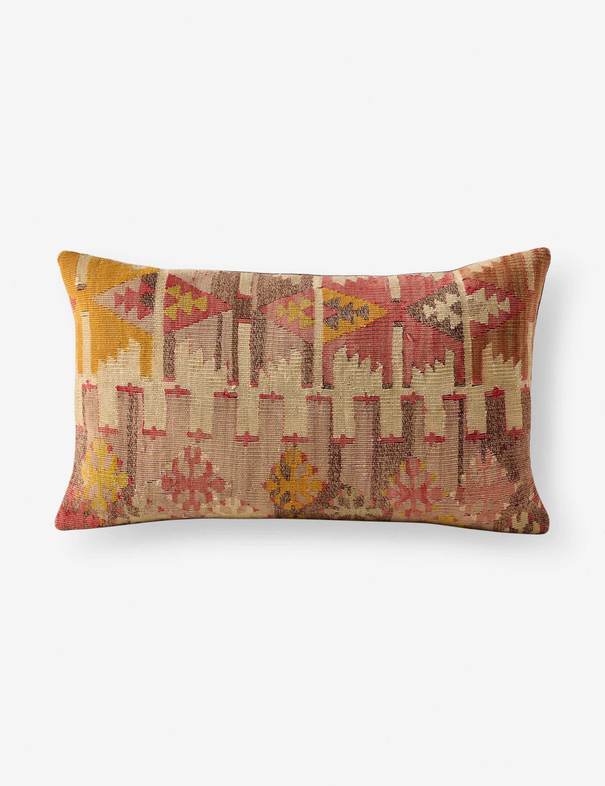 Lulu and Georgia - Vintage Lumbar Pillow No. 425, 12" x 20"