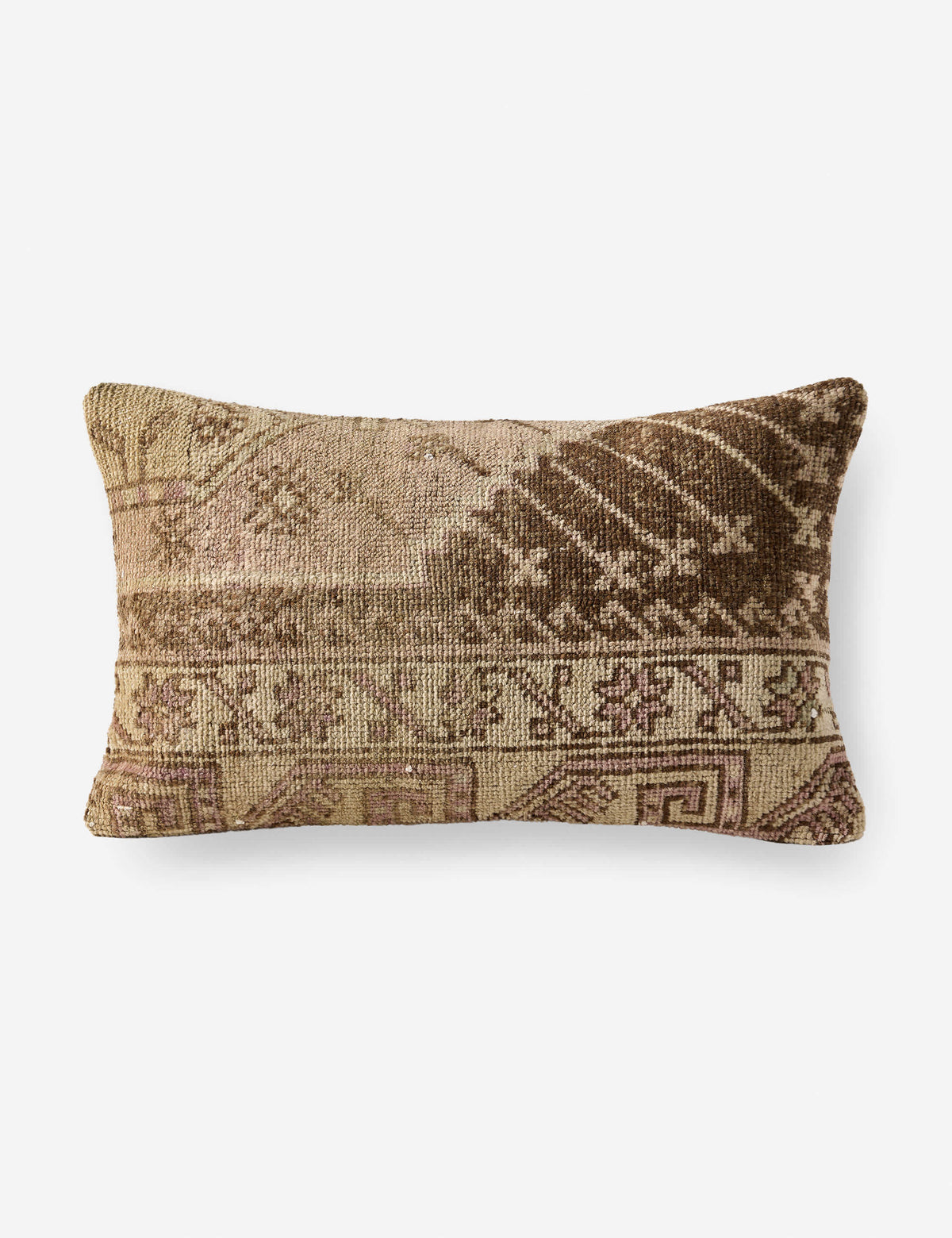 Lulu and Georgia - Vintage Lumbar Pillow No. 435, 13" x 21"
