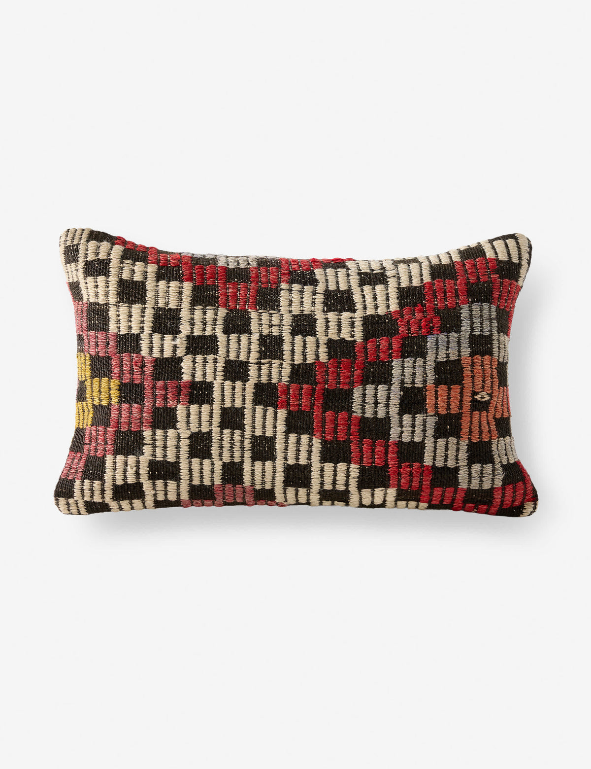 Lulu and Georgia - Vintage Lumbar Pillow No. 436, 14" x 20"