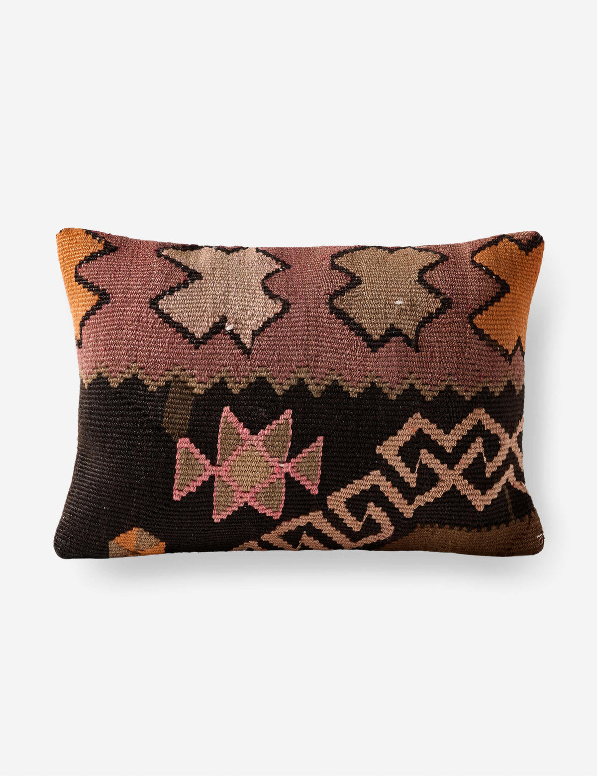 Lulu and Georgia - Vintage Lumbar Pillow No. 437, 14" x 20"