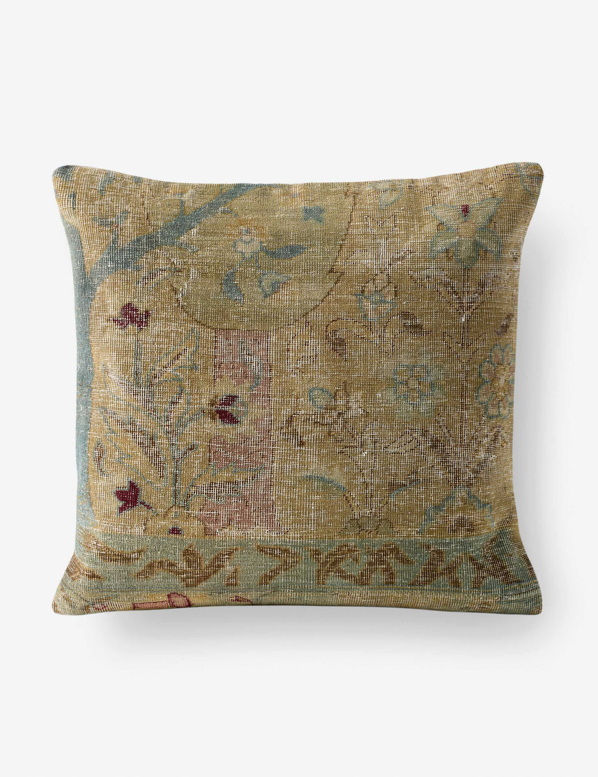 Lulu and Georgia - Vintage Pillow No. 193, 18" x 18"