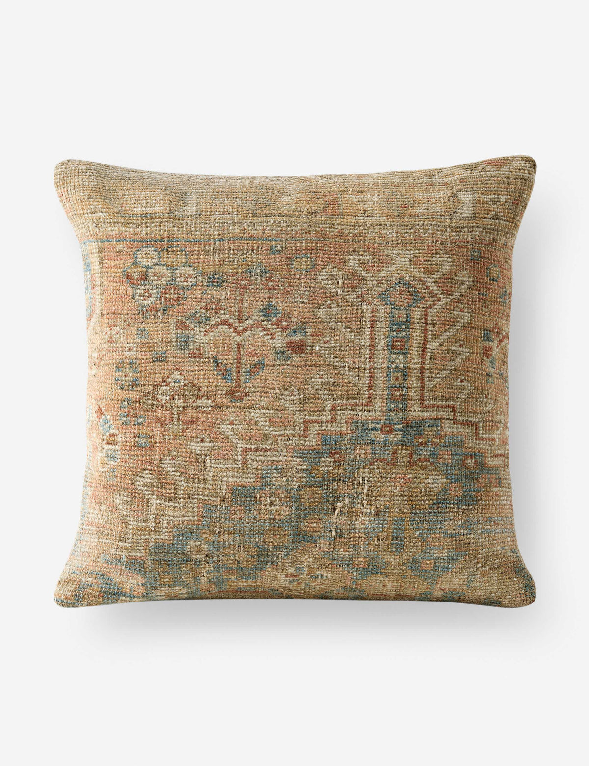 Lulu and Georgia - Vintage Pillow No. 196, 18" x 18"
