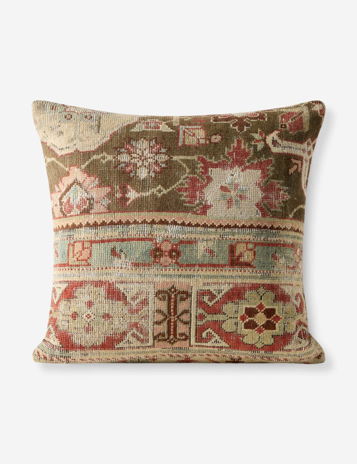 Lulu and Georgia - Vintage Pillow No. 207, 20" x 20"