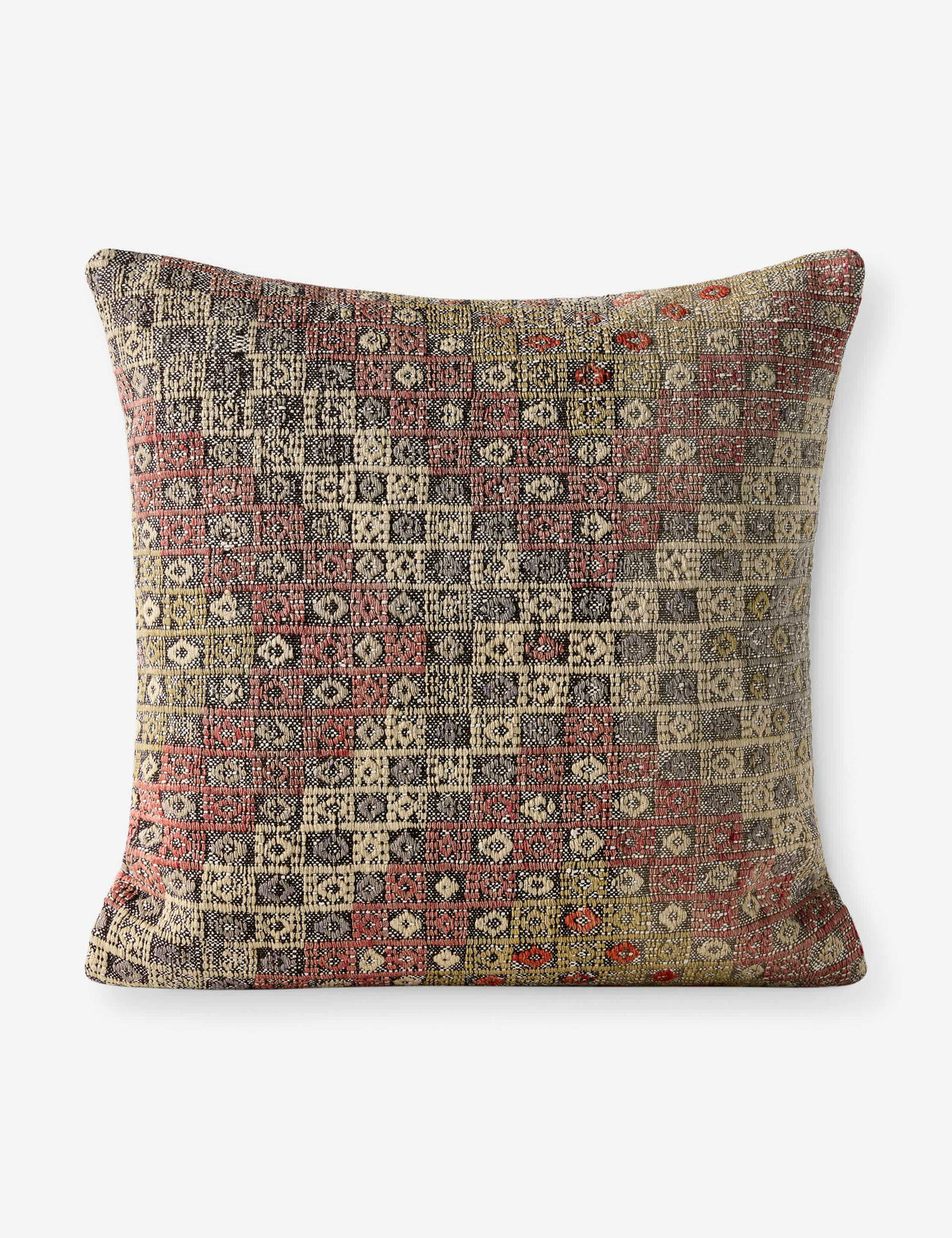 Lulu and Georgia - Vintage Pillow No. 213, 22" x 22"