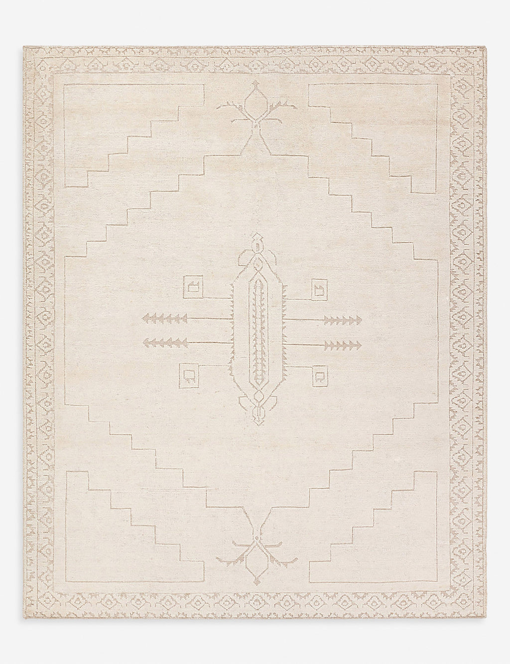 Lulu and Georgia - Ansa Hand-Knotted Wool-Blend Moroccan-Style Rug