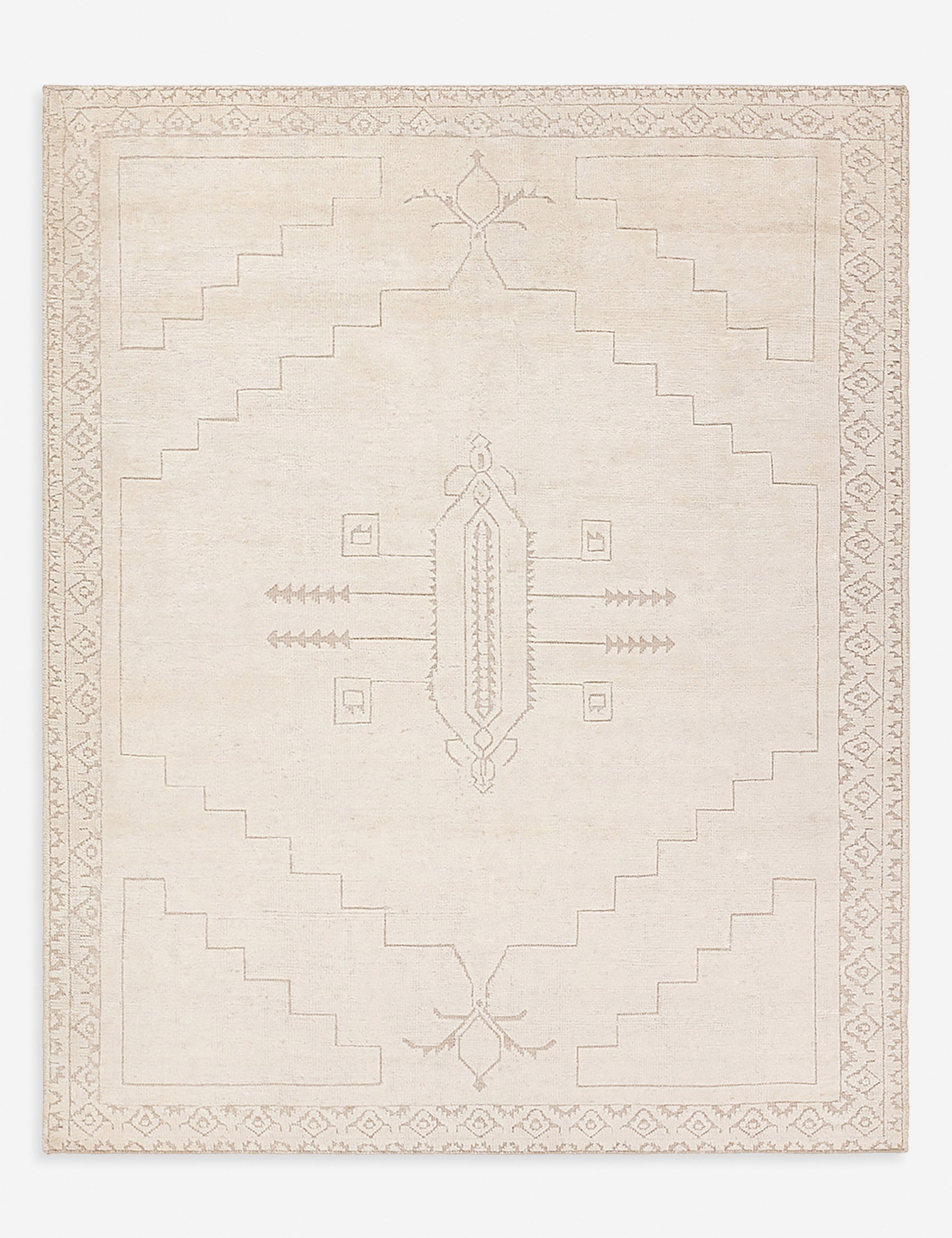 Lulu and Georgia - Ansa Hand-Knotted Wool-Blend Moroccan-Style Rug