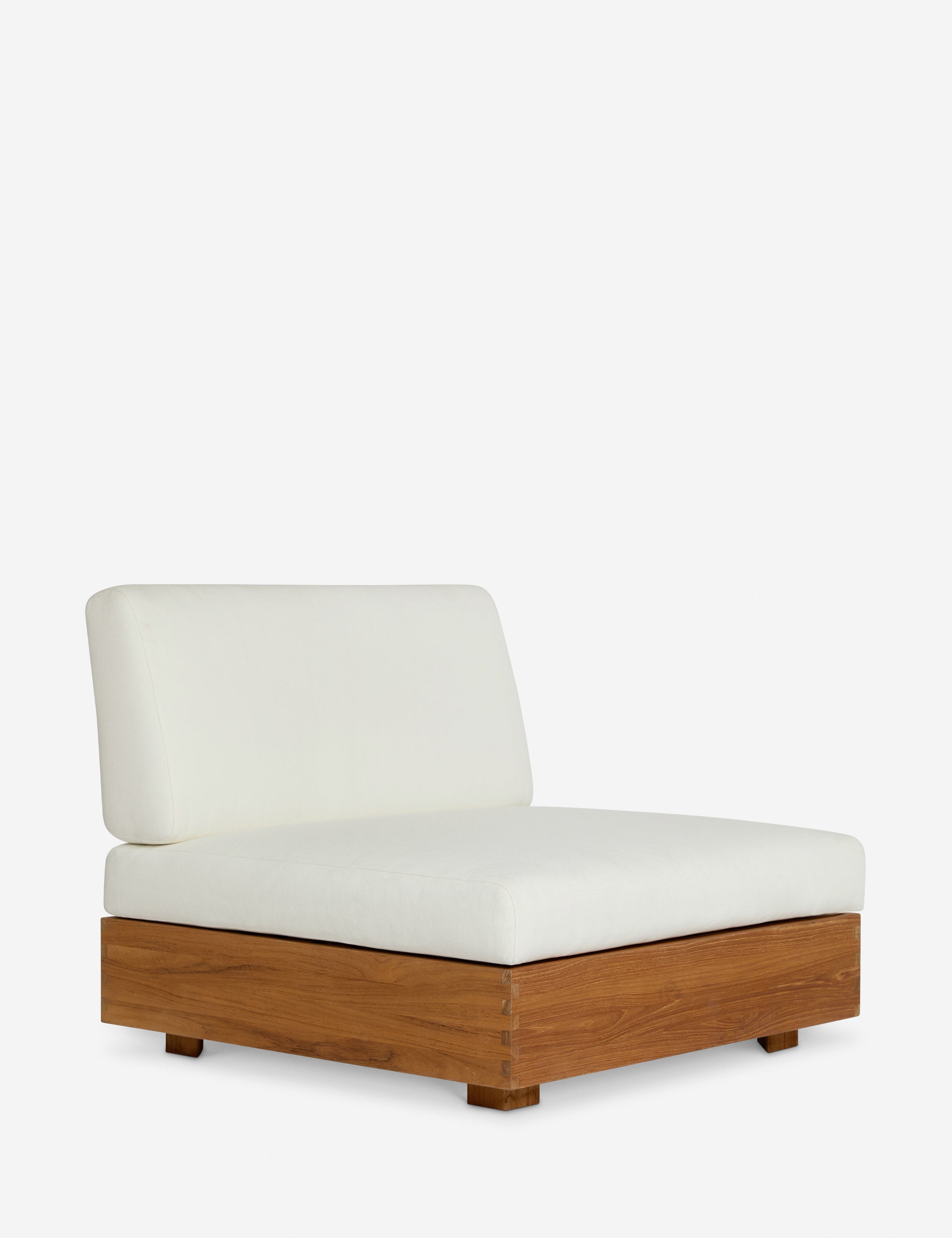 Lulu and Georgia - Abbot Outdoor Armless Accent Chair by Sarah Sherman Samuel