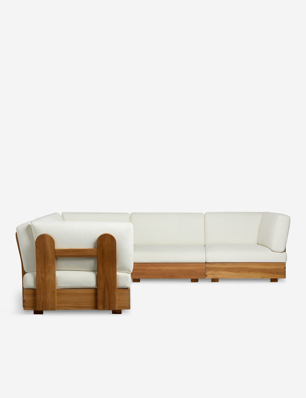 Lulu and Georgia - Abbot Outdoor Modular Corner Sectional Sofa by Sarah Sherman Samuel