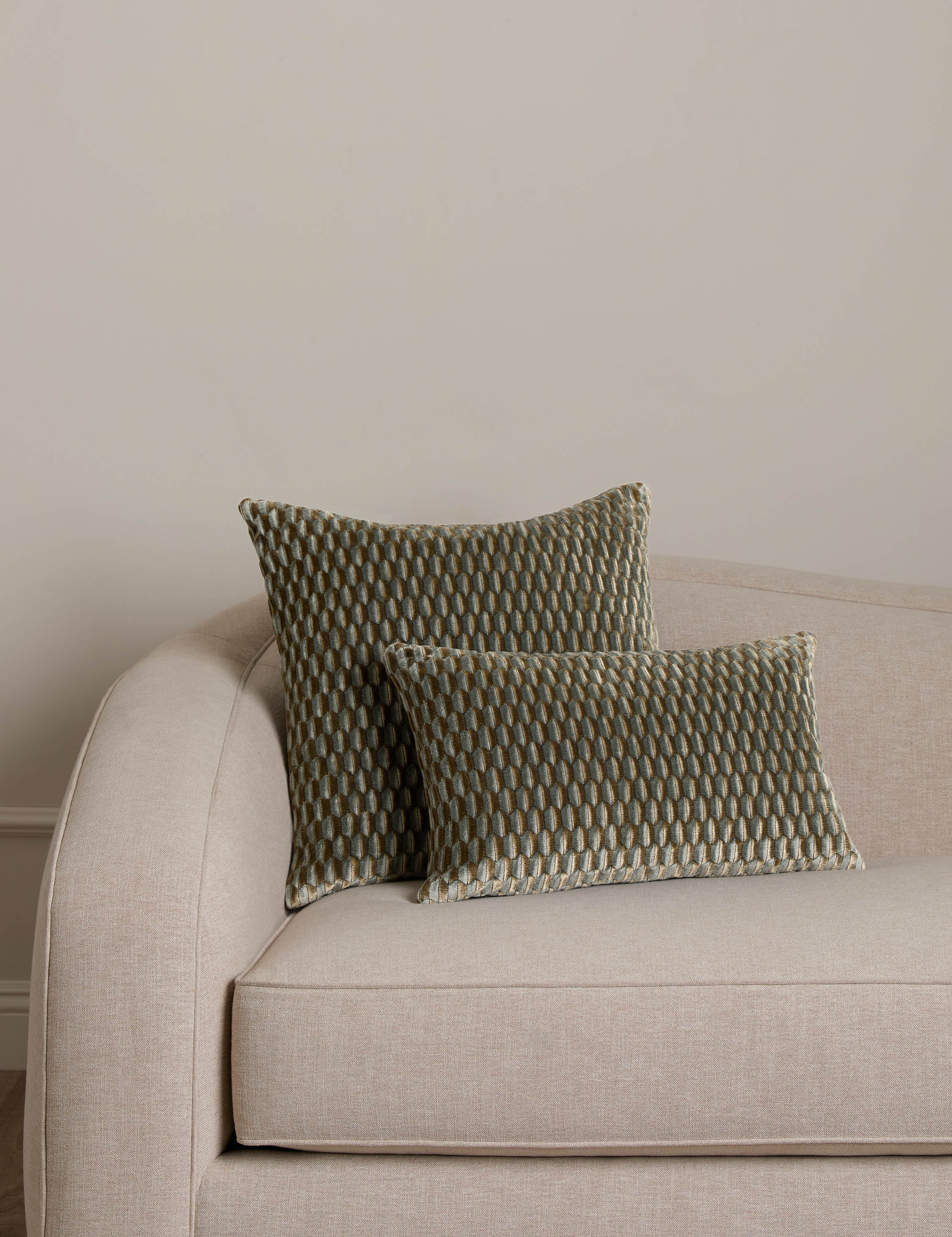 Lulu and Georgia - Allegra Velvet Pillow by Scalamandre