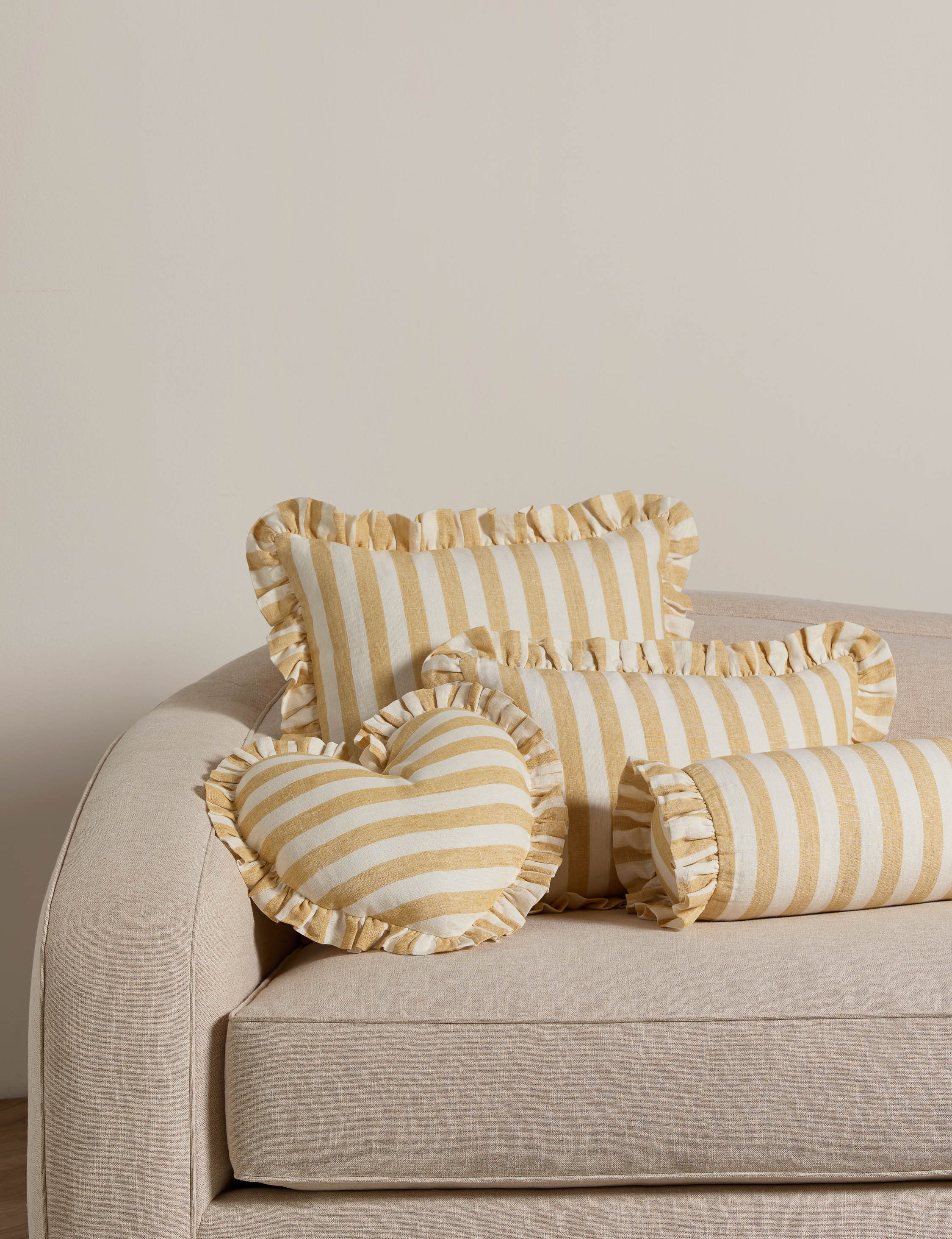 Lulu and Georgia - Amaroso Linen Ruffle Pillow