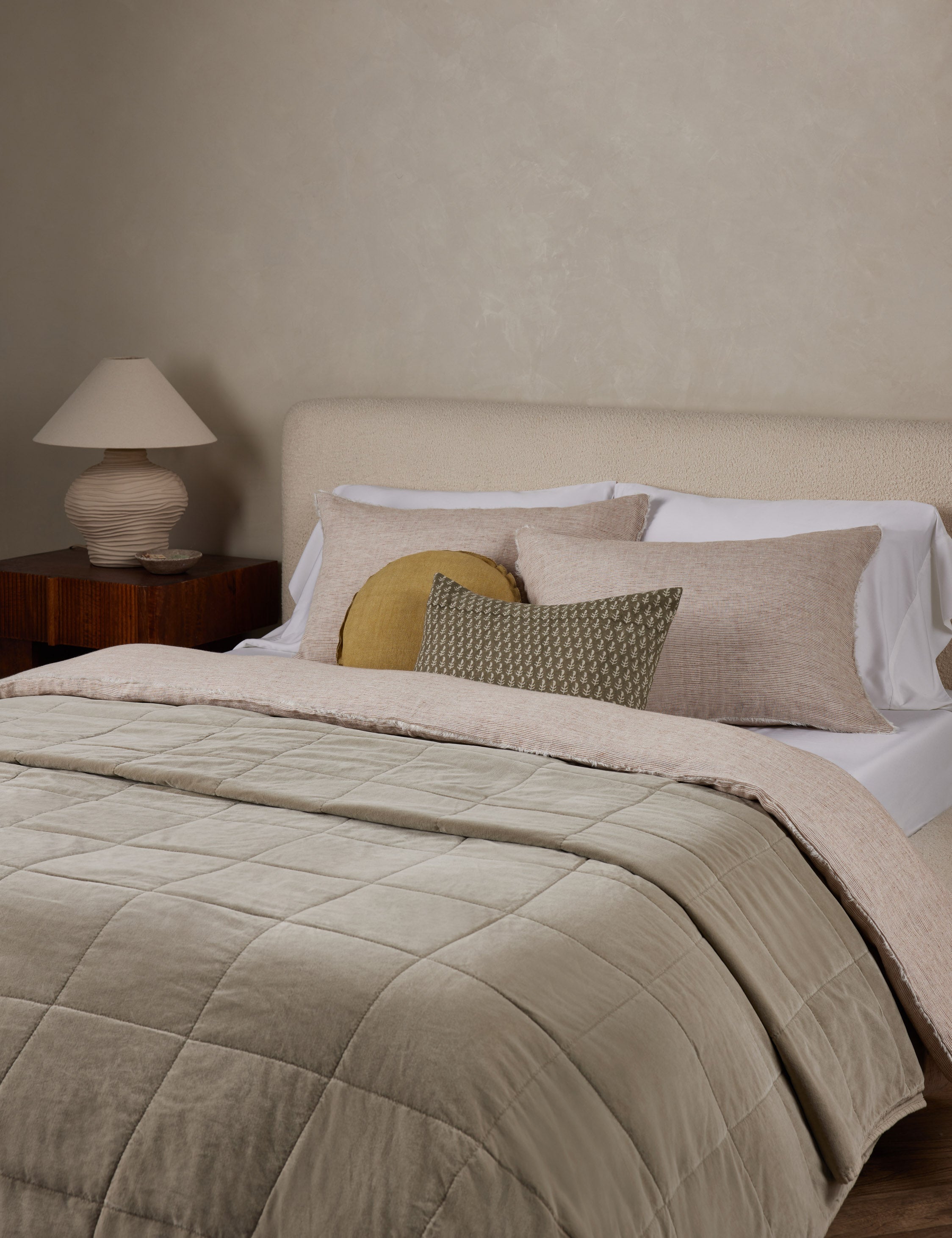 Lulu and Georgia - Amsterdam Cotton Velvet Coverlet by Pom Pom at Home