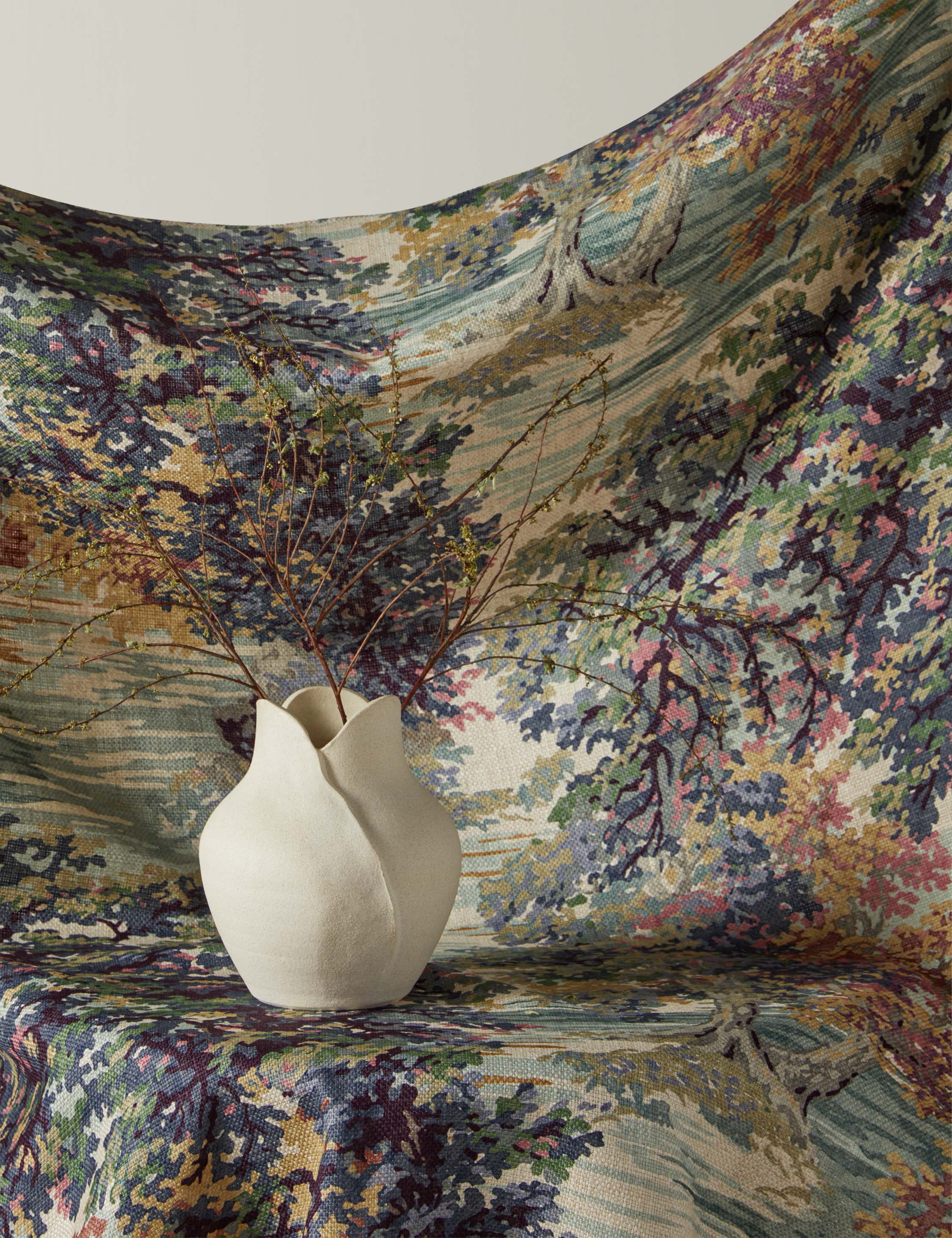 Lulu and Georgia - Ancient Canopy Viscose Fabric by Morris & Co.