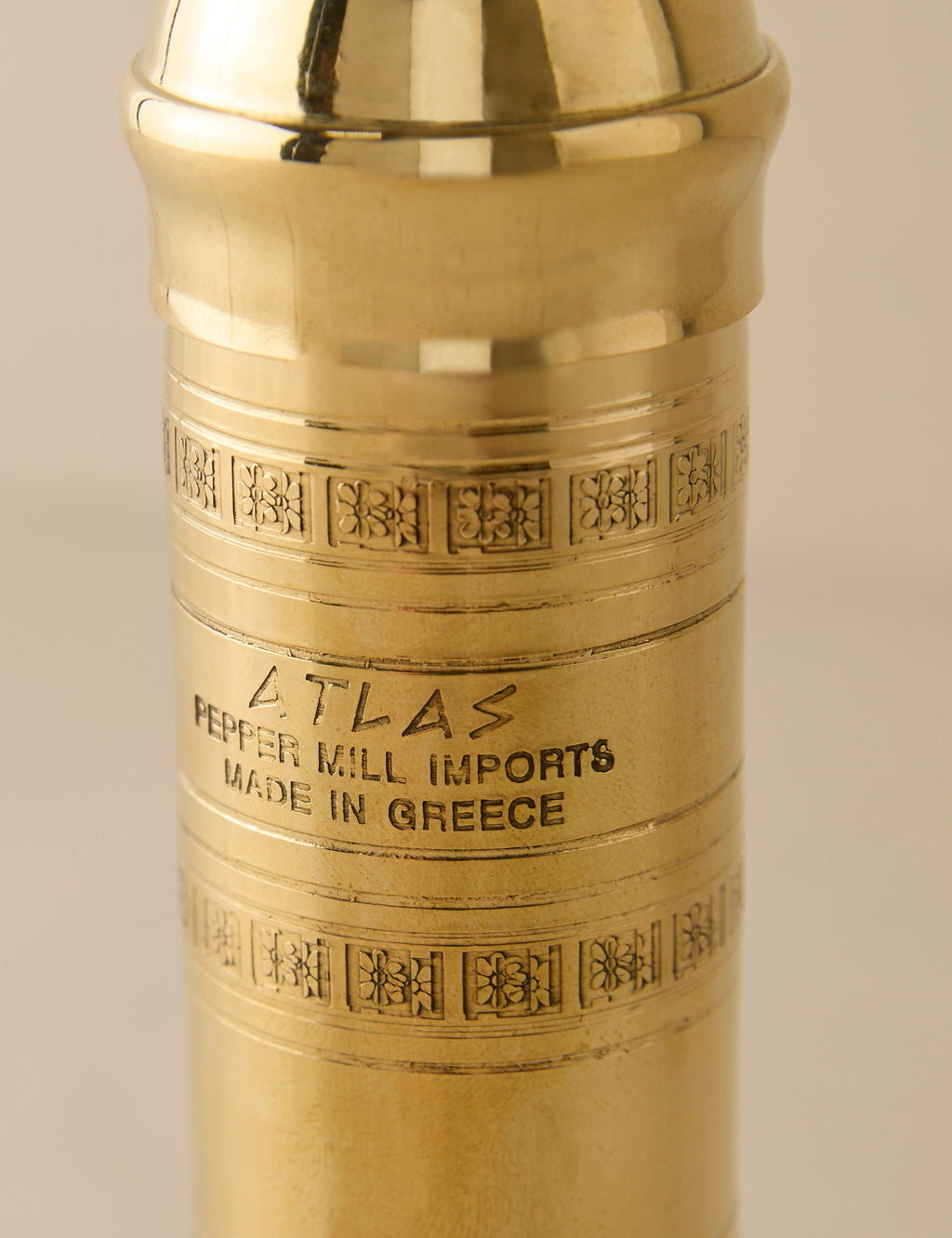 Lulu and Georgia - Atlas Brass Salt Mill