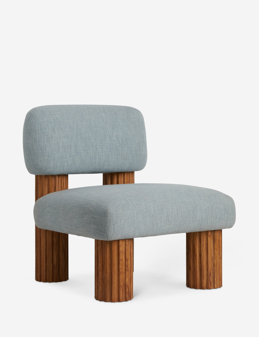 Lulu and Georgia - Open Box: Auclair Accent Chair, Pool Performance Cotton Weave