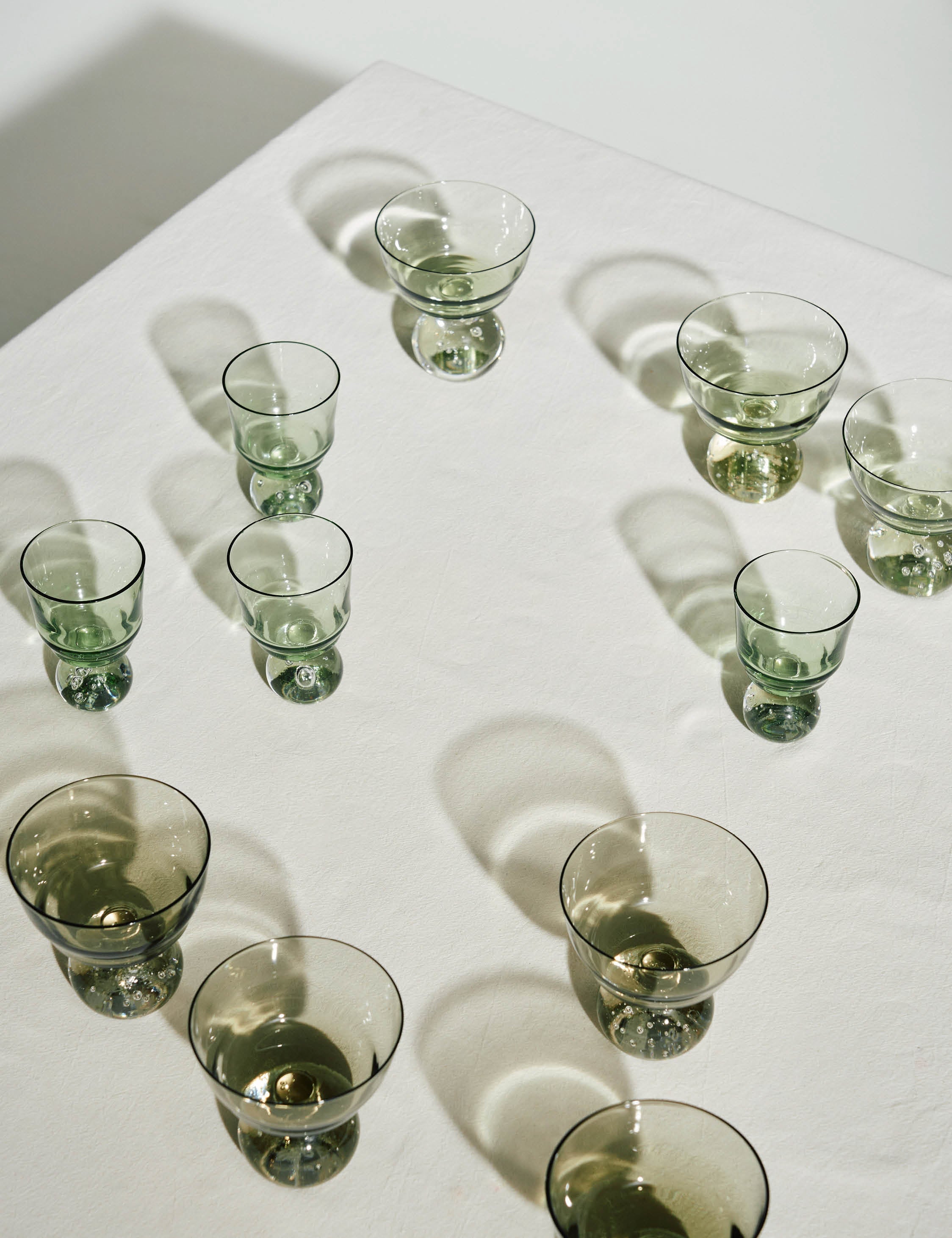 Lulu and Georgia - Eternal Snow Glassware Bela Silva x Serax