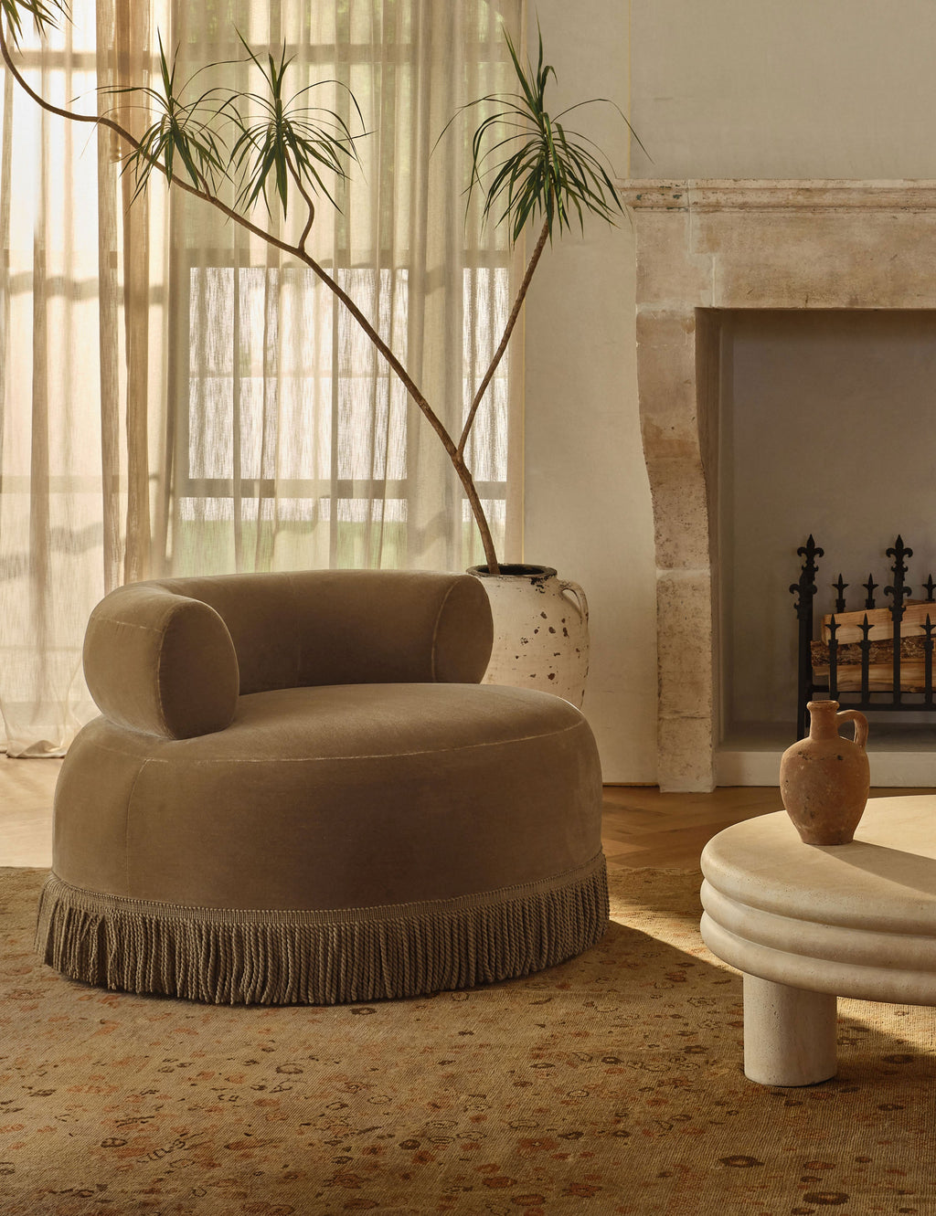 Lulu and Georgia - Lenny Swivel Chair by Button Atelier x Co.House Designs