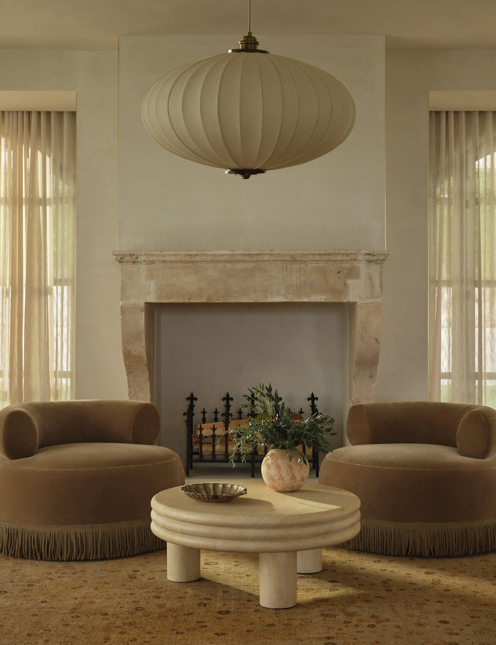 Lulu and Georgia - Brittny Round Coffee Table by Button Atelier x Co.House Designs