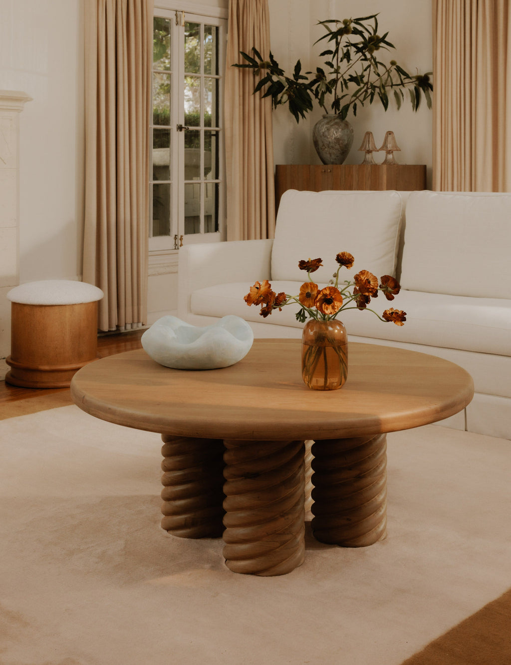 Lulu and Georgia - Treccia Round Coffee Table by Gillian Segal for Moe's