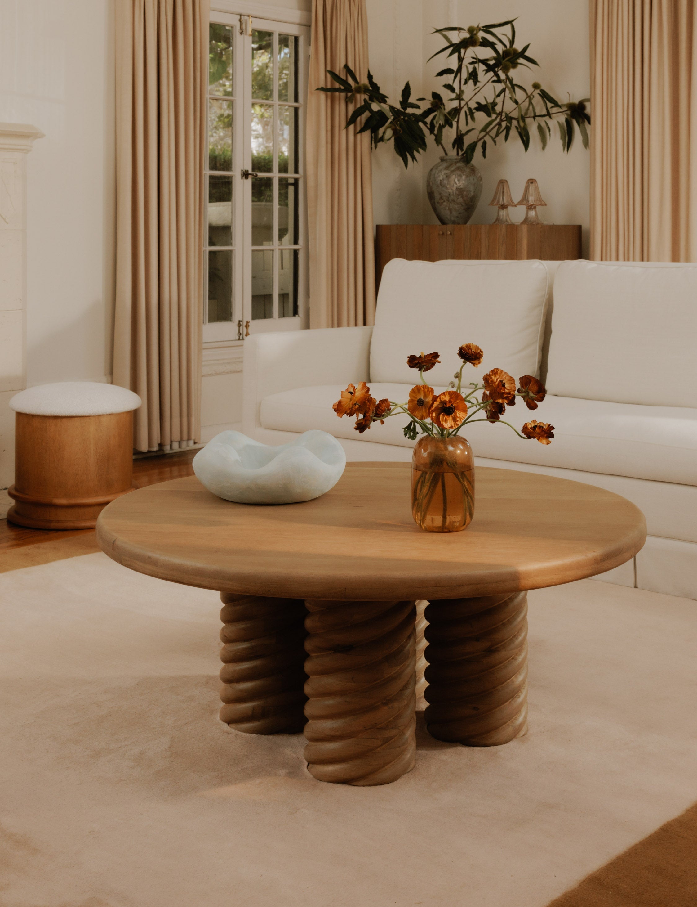 Lulu and Georgia - Treccia Round Coffee Table by Gillian Segal for Moe's
