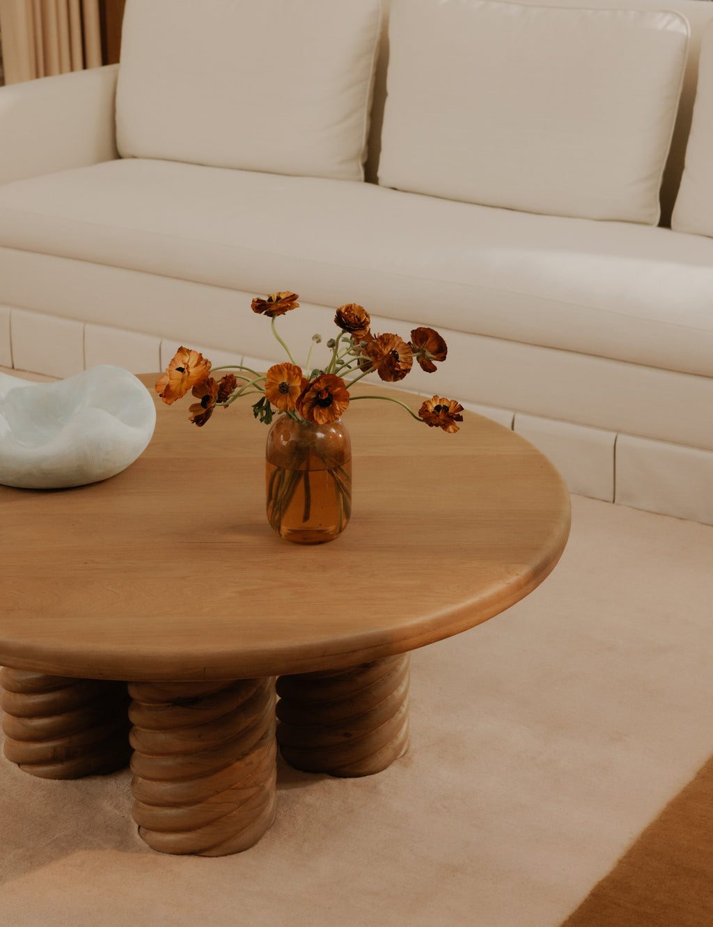 Lulu and Georgia - Treccia Round Coffee Table by Gillian Segal for Moe's