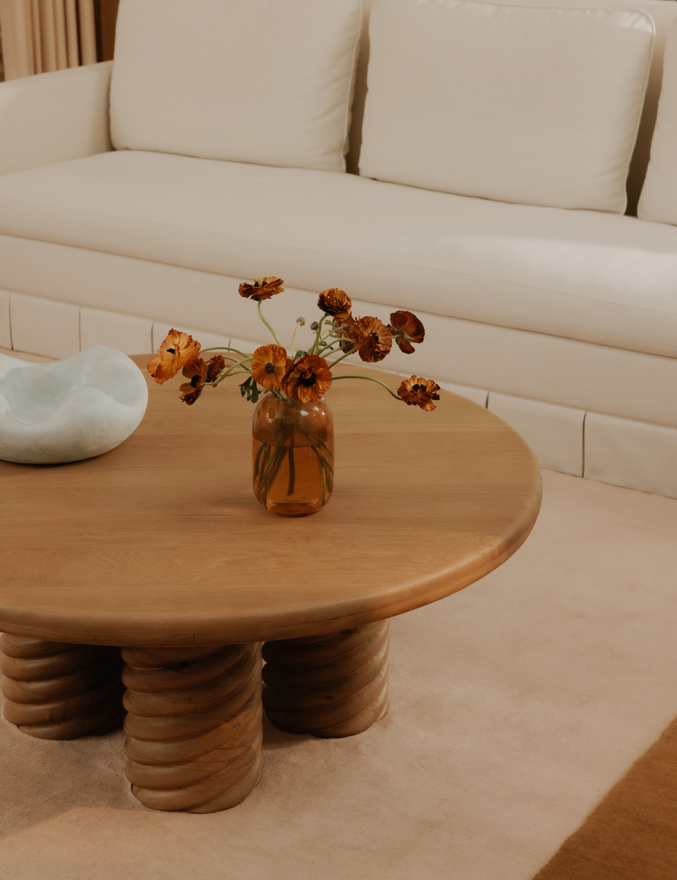Lulu and Georgia - Treccia Round Coffee Table by Gillian Segal for Moe's