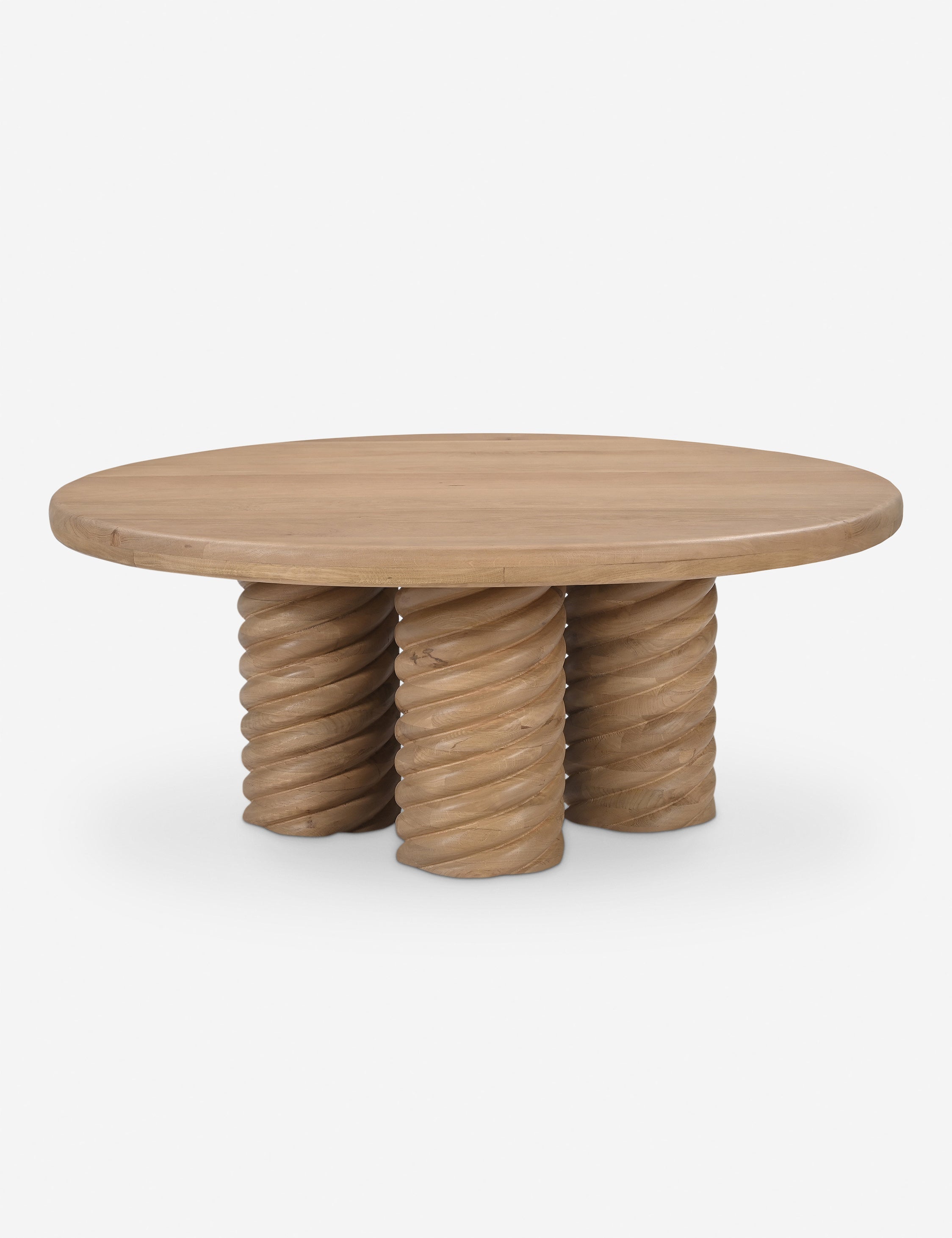 Lulu and Georgia - Treccia Round Coffee Table by Gillian Segal for Moe's