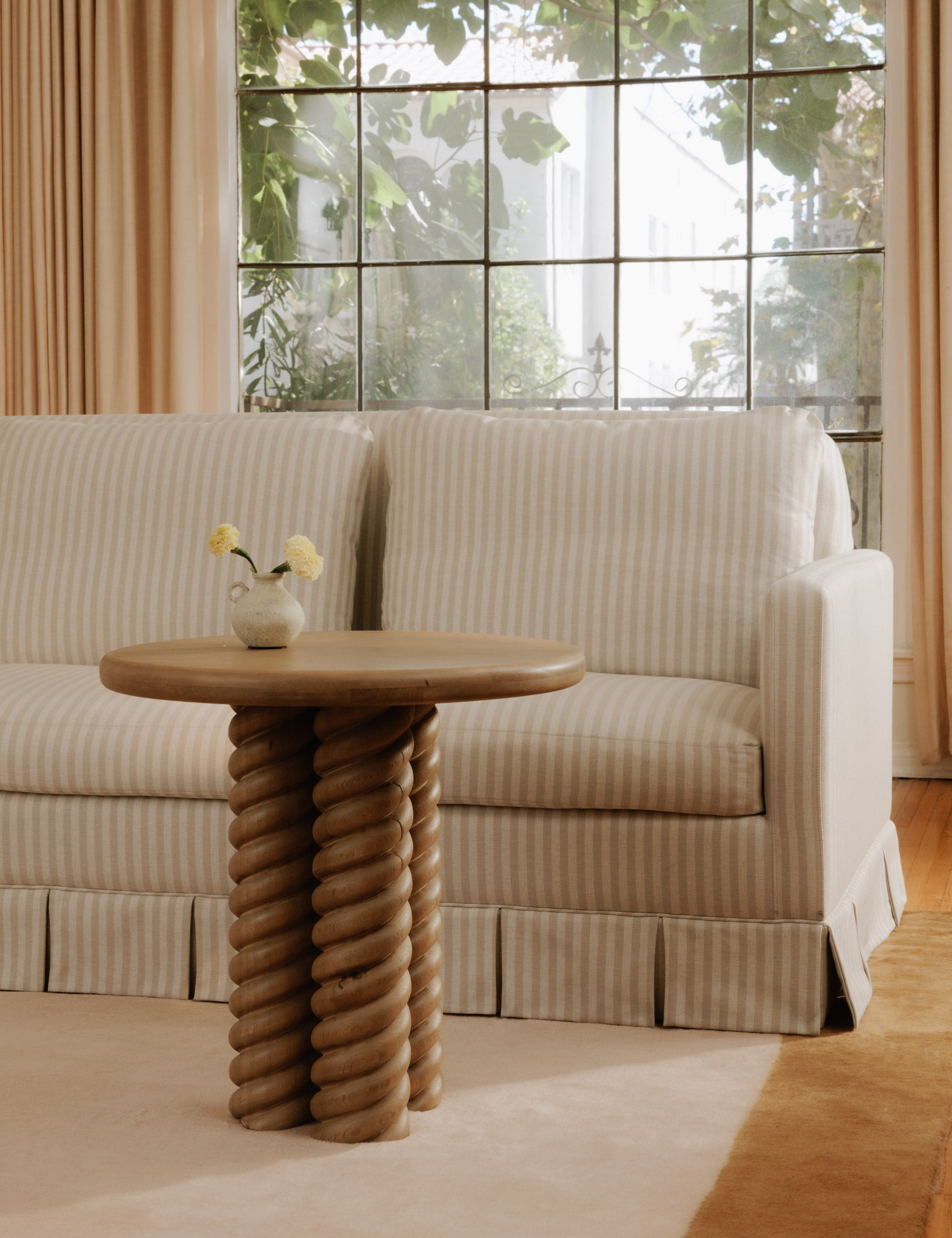 Lulu and Georgia - Treccia Round Side Table by Gillian Segal for Moe's