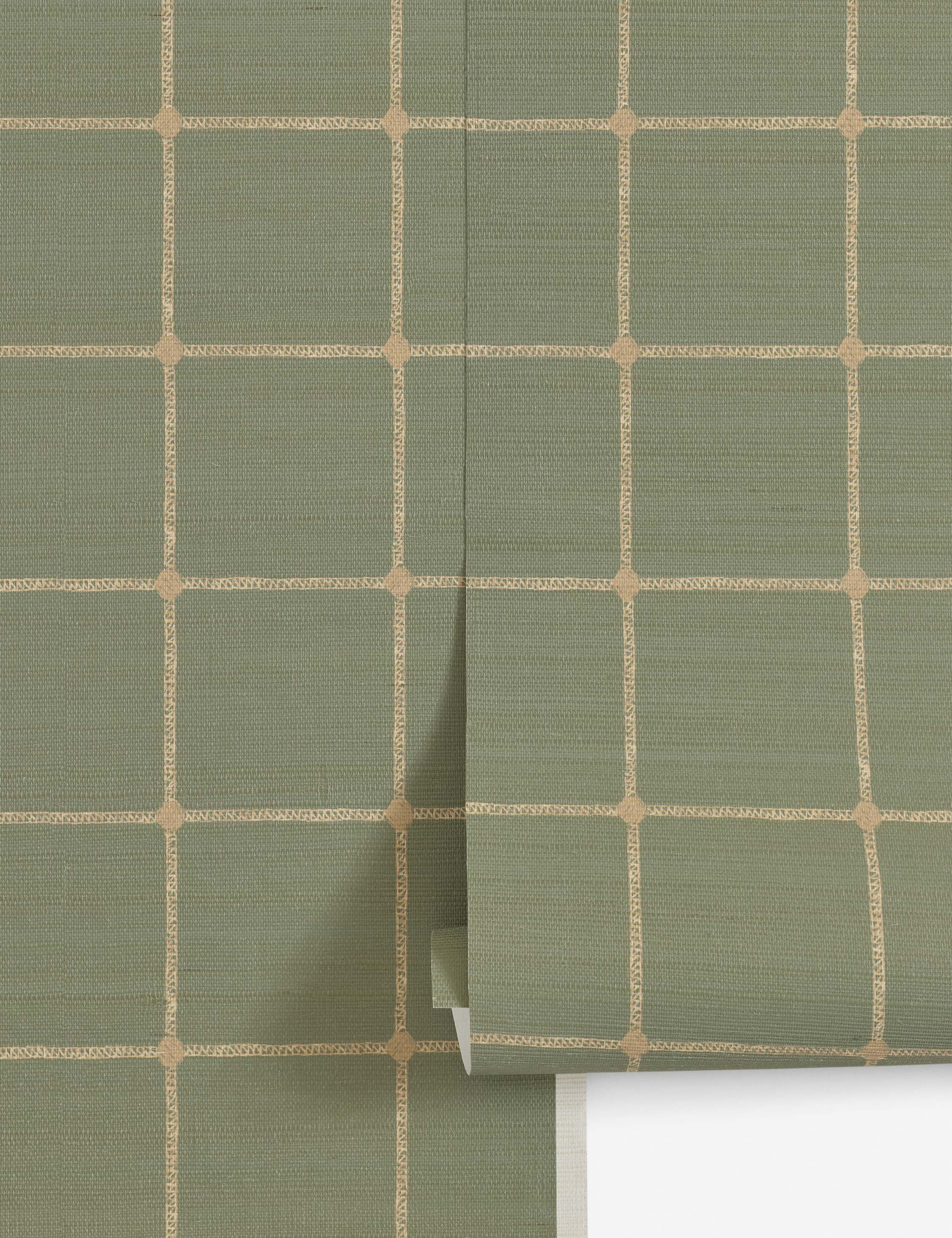Lulu and Georgia - Beddow Grasscloth Wallpaper by Jake Arnold