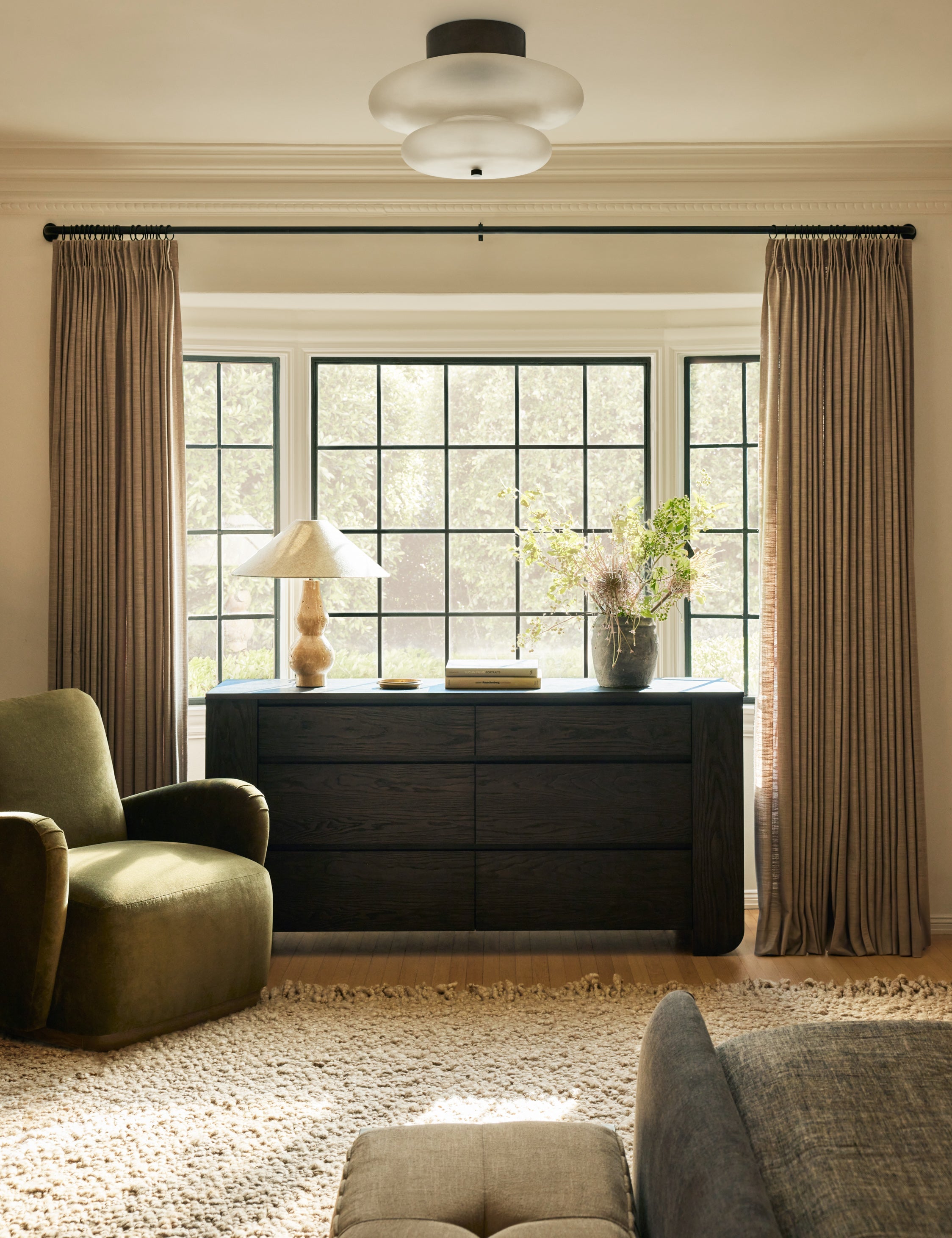 Lulu and Georgia - Miru Flush Mount Light by DISC Interiors