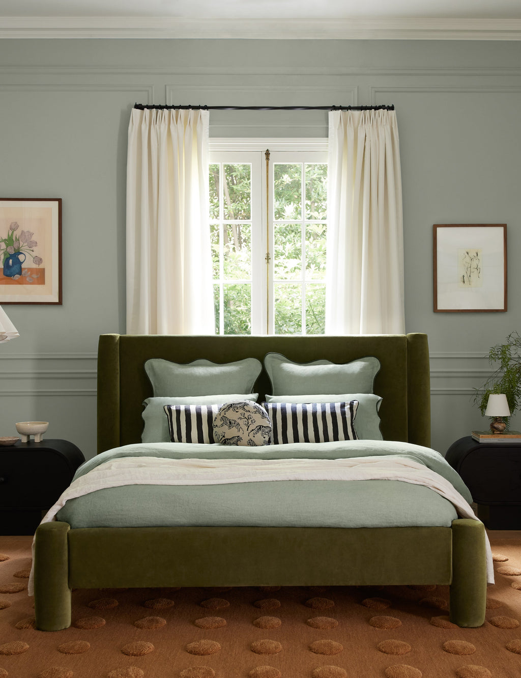 Lulu and Georgia - Essie Hemp Duvet Cover by Sarah Sherman Samuel