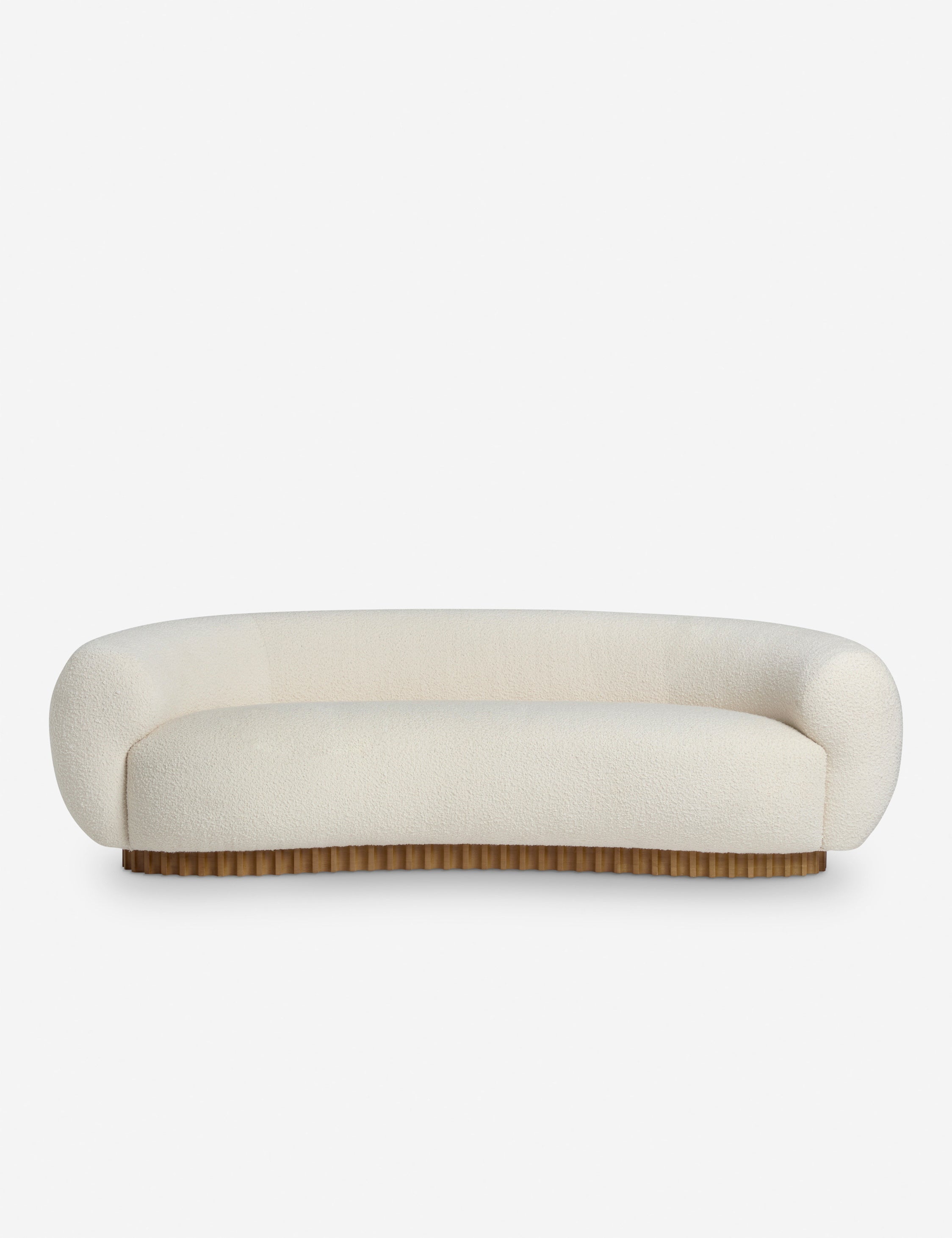 Lulu and Georgia - Open Box: Billow Sofa, Ivory Boucle by Sarah Sherman Samuel