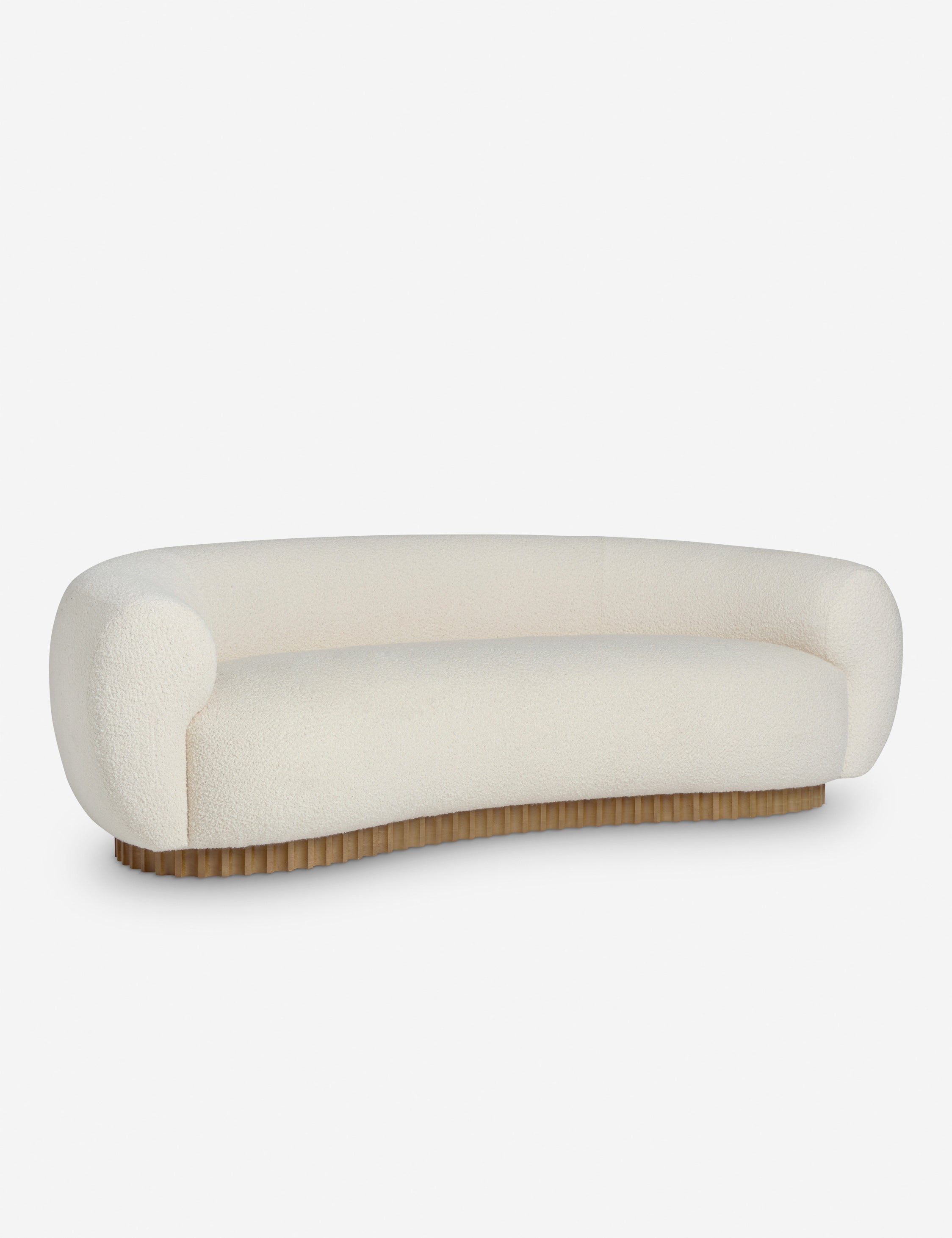Lulu and Georgia - Open Box: Billow Sofa, Ivory Boucle by Sarah Sherman Samuel