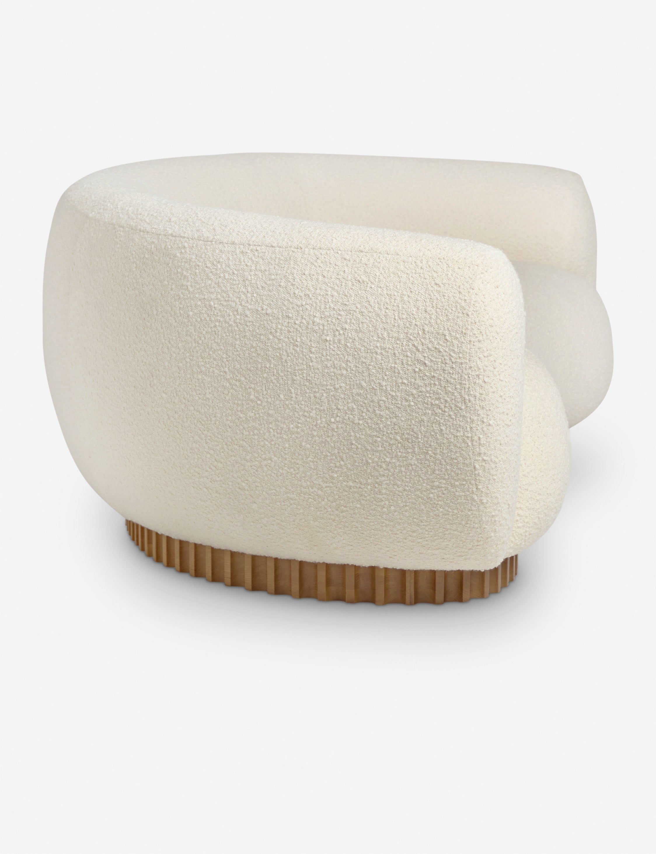 Lulu and Georgia - Open Box: Billow Sofa, Ivory Boucle by Sarah Sherman Samuel