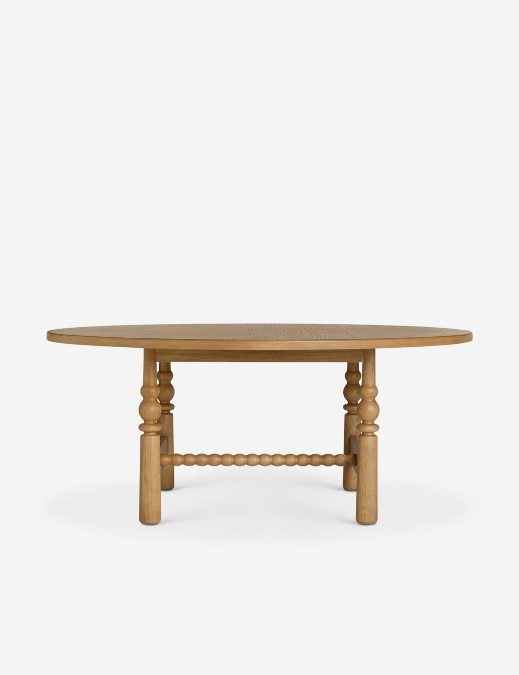Lulu and Georgia - Open Box: Blume Round Dining Table, Natural 72"W