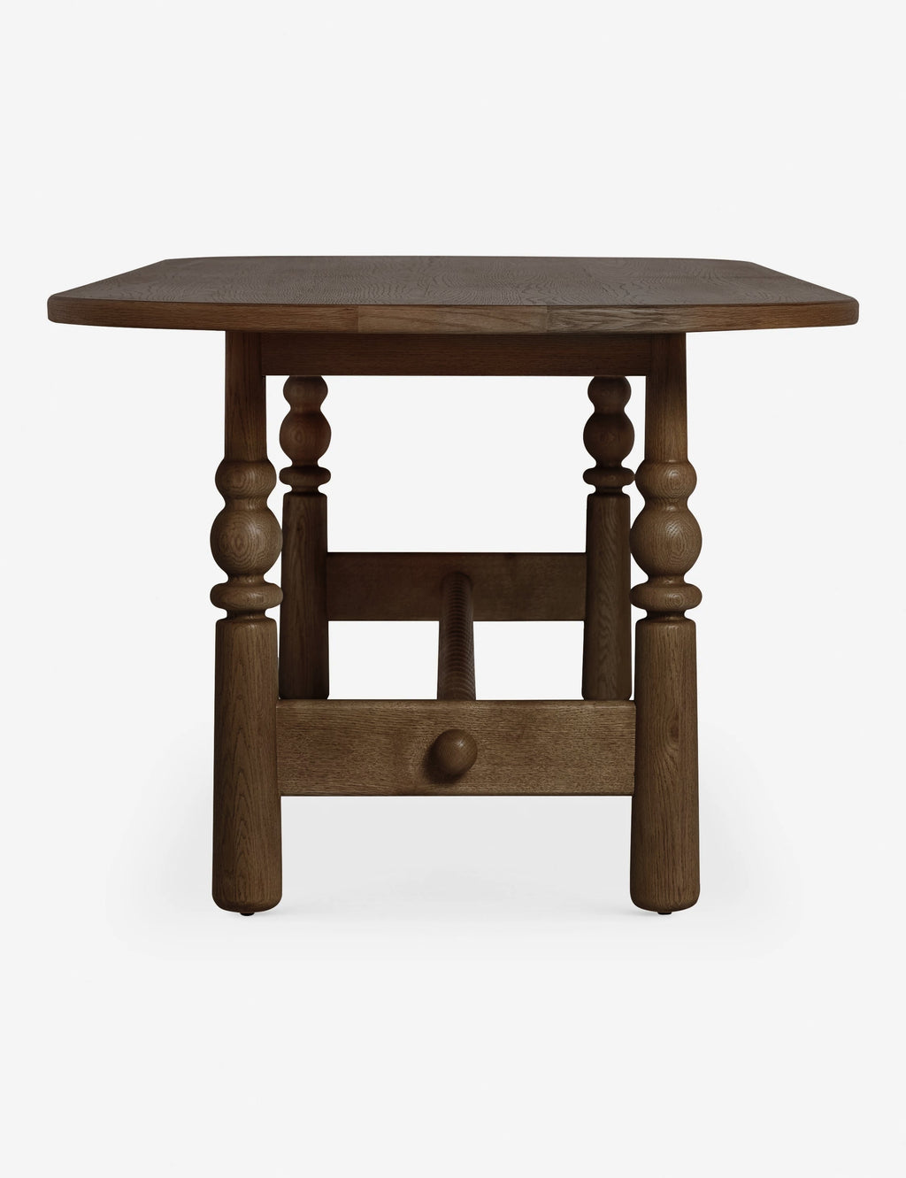 Lulu and Georgia - Open Box: Blume Oval Dining Table, Smoked Oak 98"W