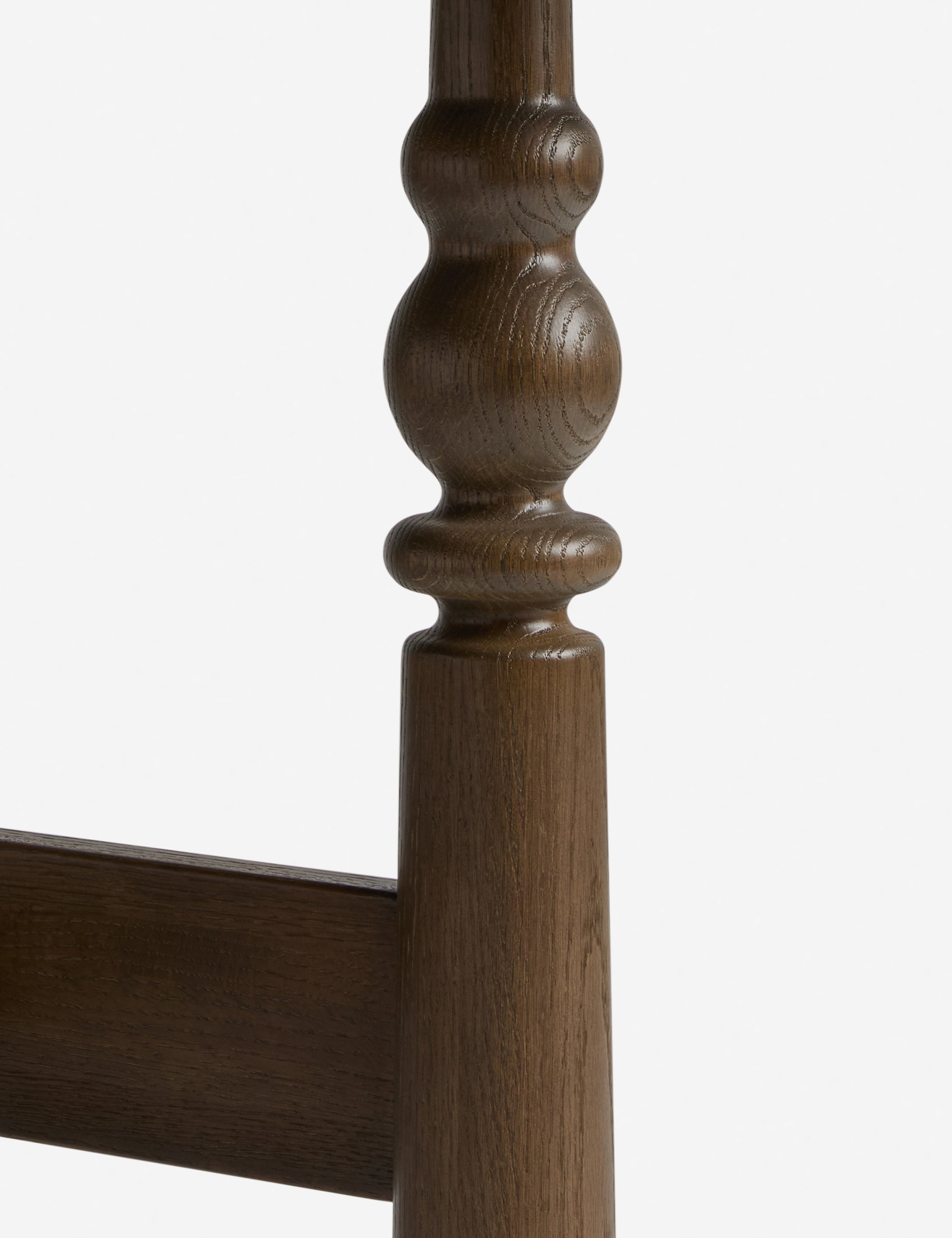 Lulu and Georgia - Open Box: Blume Round Dining Table, Smoked Oak 60"W
