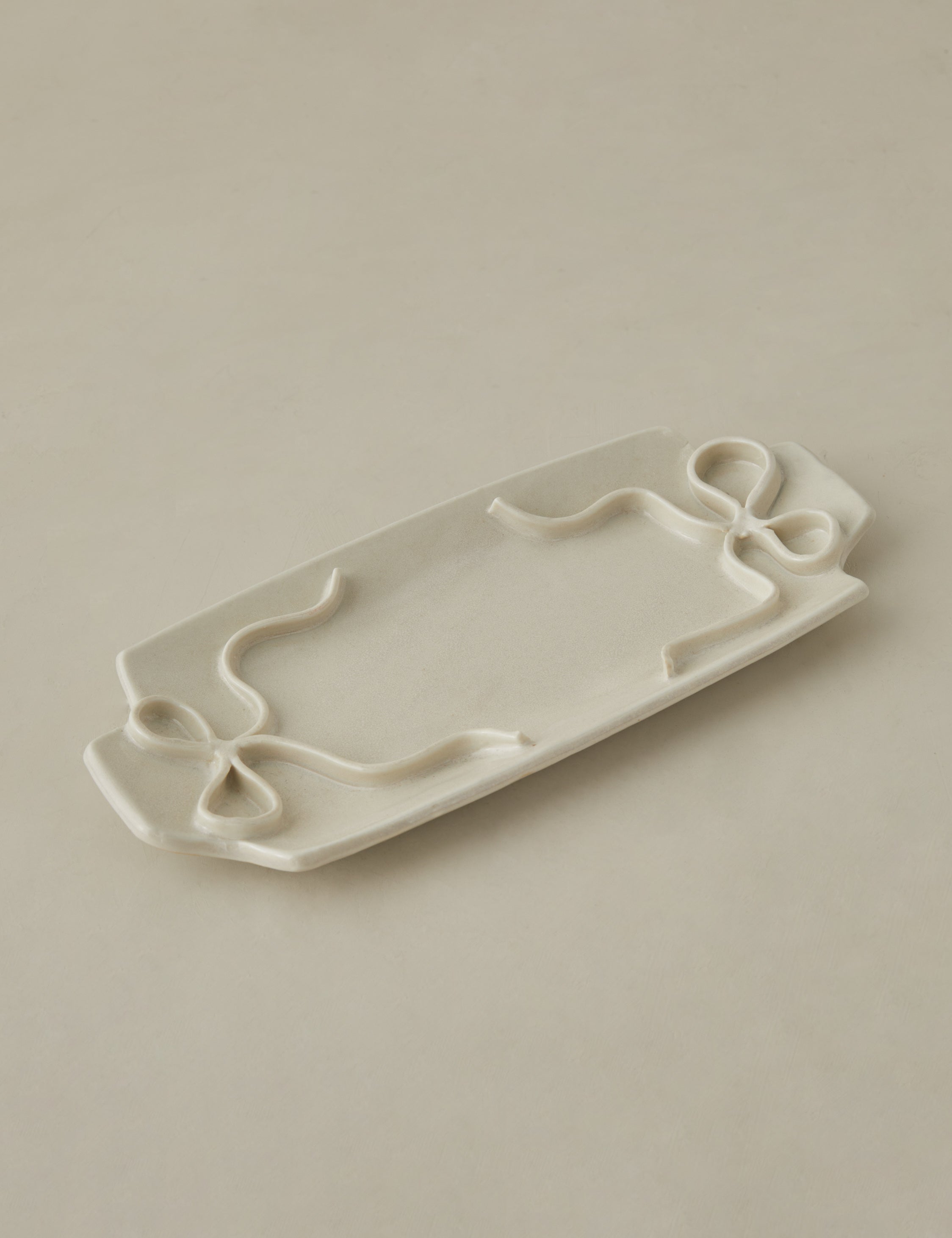 Lulu and Georgia - Bow Serving Dish by Stephanie Dawn Matthias