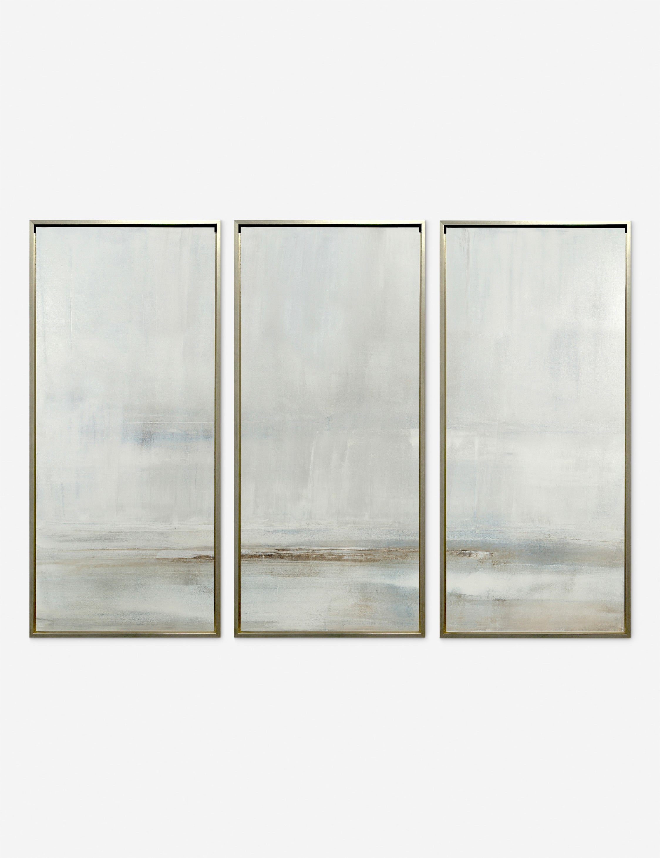 Lulu and Georgia - After The Storm Triptych Wall Art by Carol Benson-Cobb