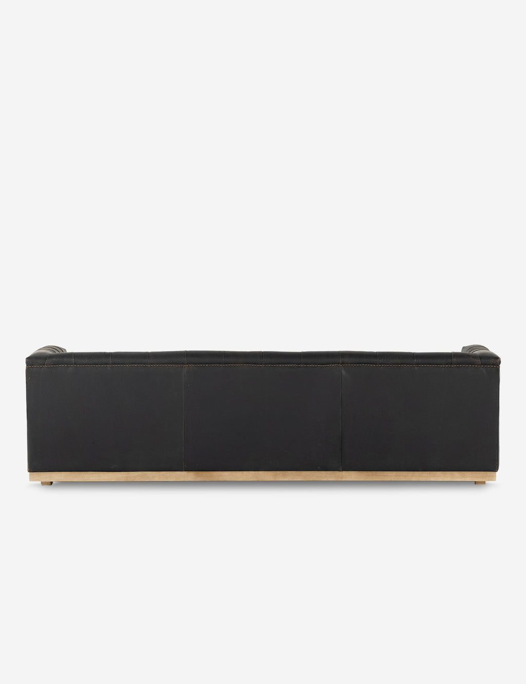 Lulu and Georgia - Afia Leather Sofa, Distressed Black