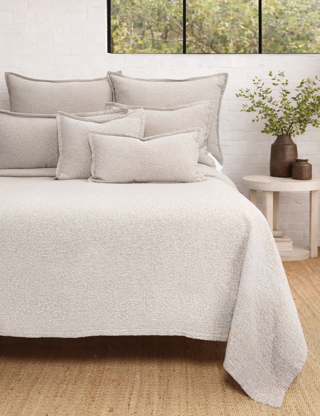 Lulu and Georgia - Malibu Matelasse Coverlet by Pom Pom at Home