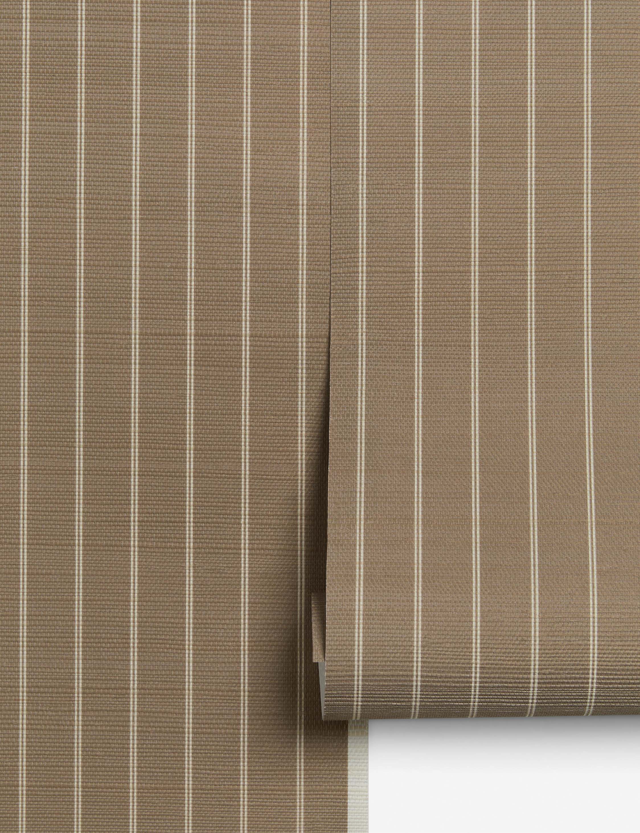 Lulu and Georgia - Carnegie Stripe Grasscloth Wallpaper