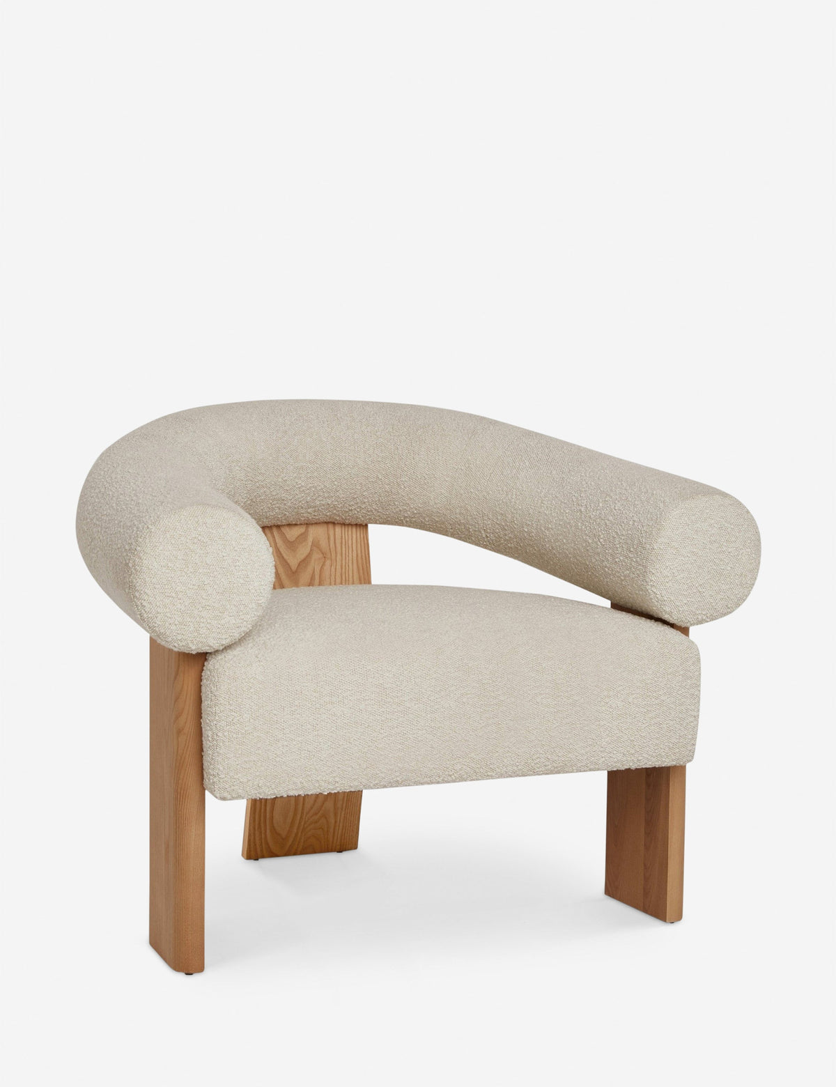 Lulu and Georgia - Open Box: Celeste Accent Chair, Cream