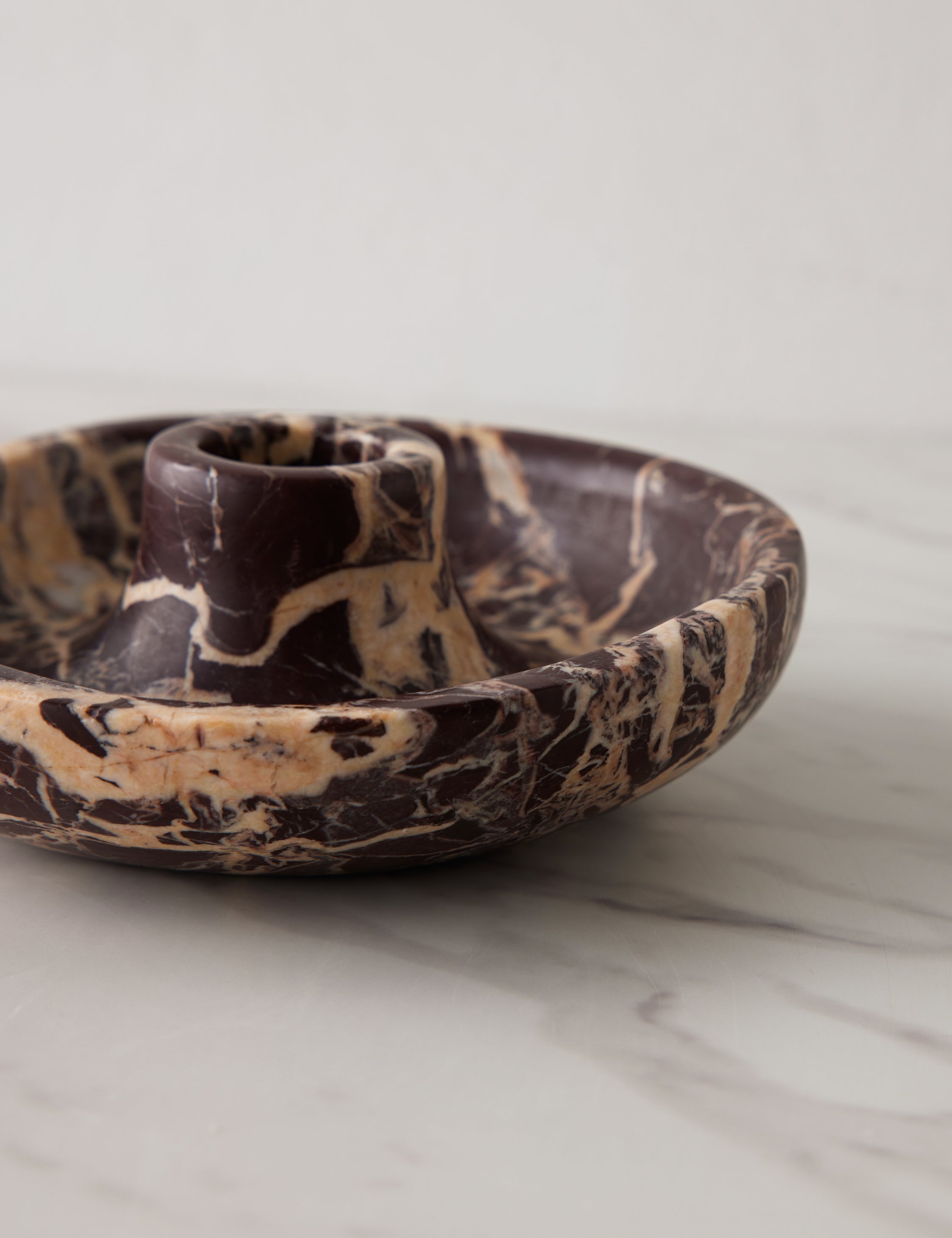 Lulu and Georgia - Marble Candle Holder by Chloé Crane - Leroux x Anastasio Home