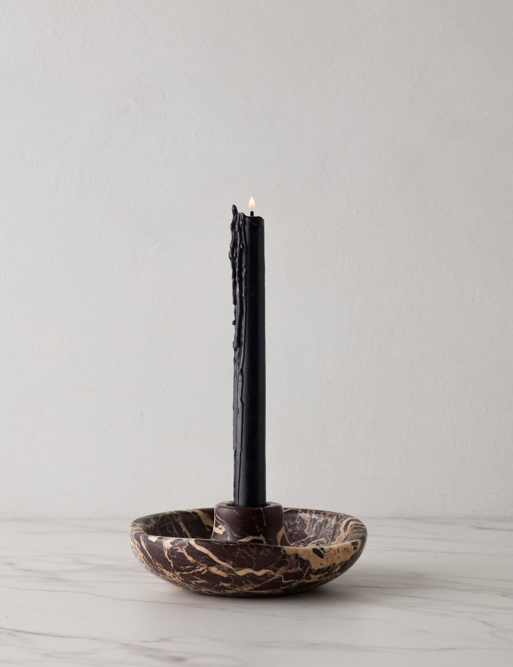 Lulu and Georgia - Marble Candle Holder by Chloé Crane - Leroux x Anastasio Home