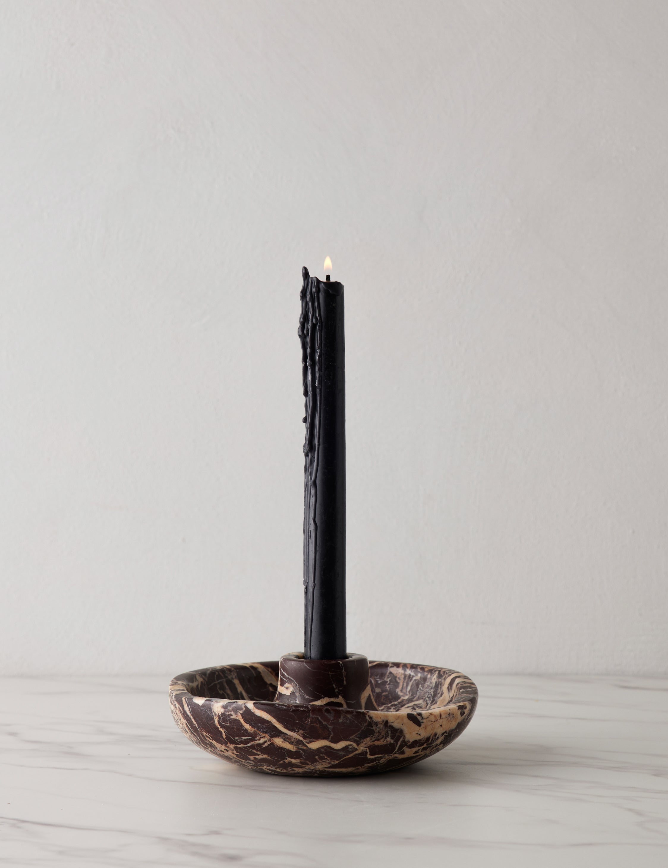 Lulu and Georgia - Marble Candle Holder by Chloé Crane - Leroux x Anastasio Home